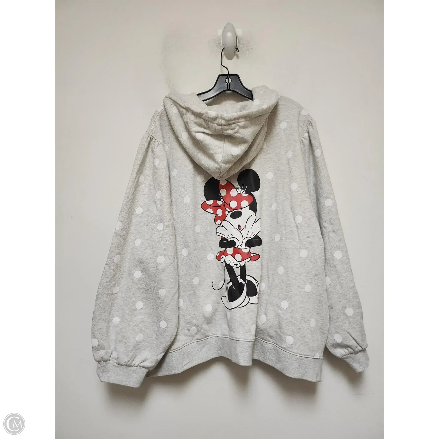 Sweatshirt Hoodie By Disney Store In Polkadot Pattern, Size: 3x