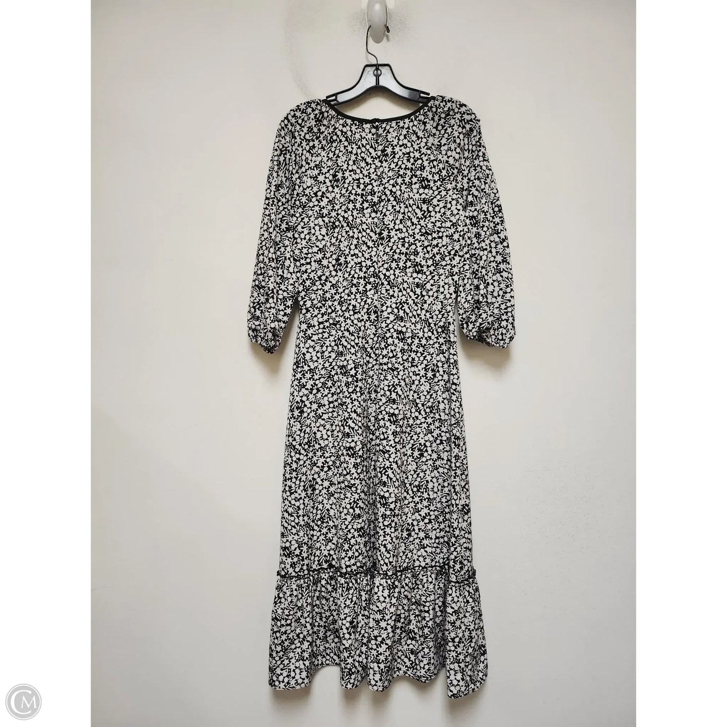 Dress Designer By Karl Lagerfeld In Black & White, Size: S