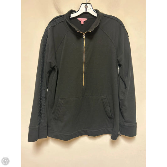 Jacket Designer By Lilly Pulitzer In Black, Size: 14