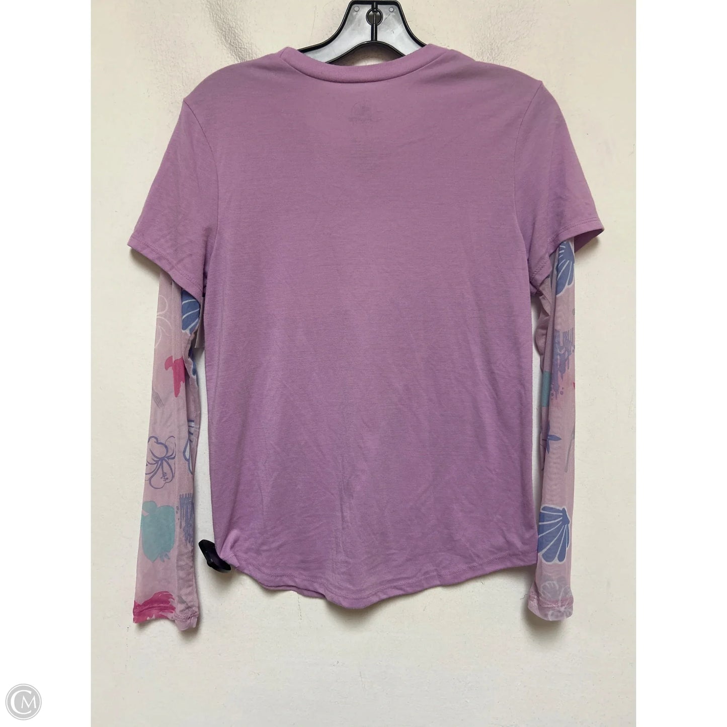 Top Long Sleeve By Disney Store In Purple, Size: S