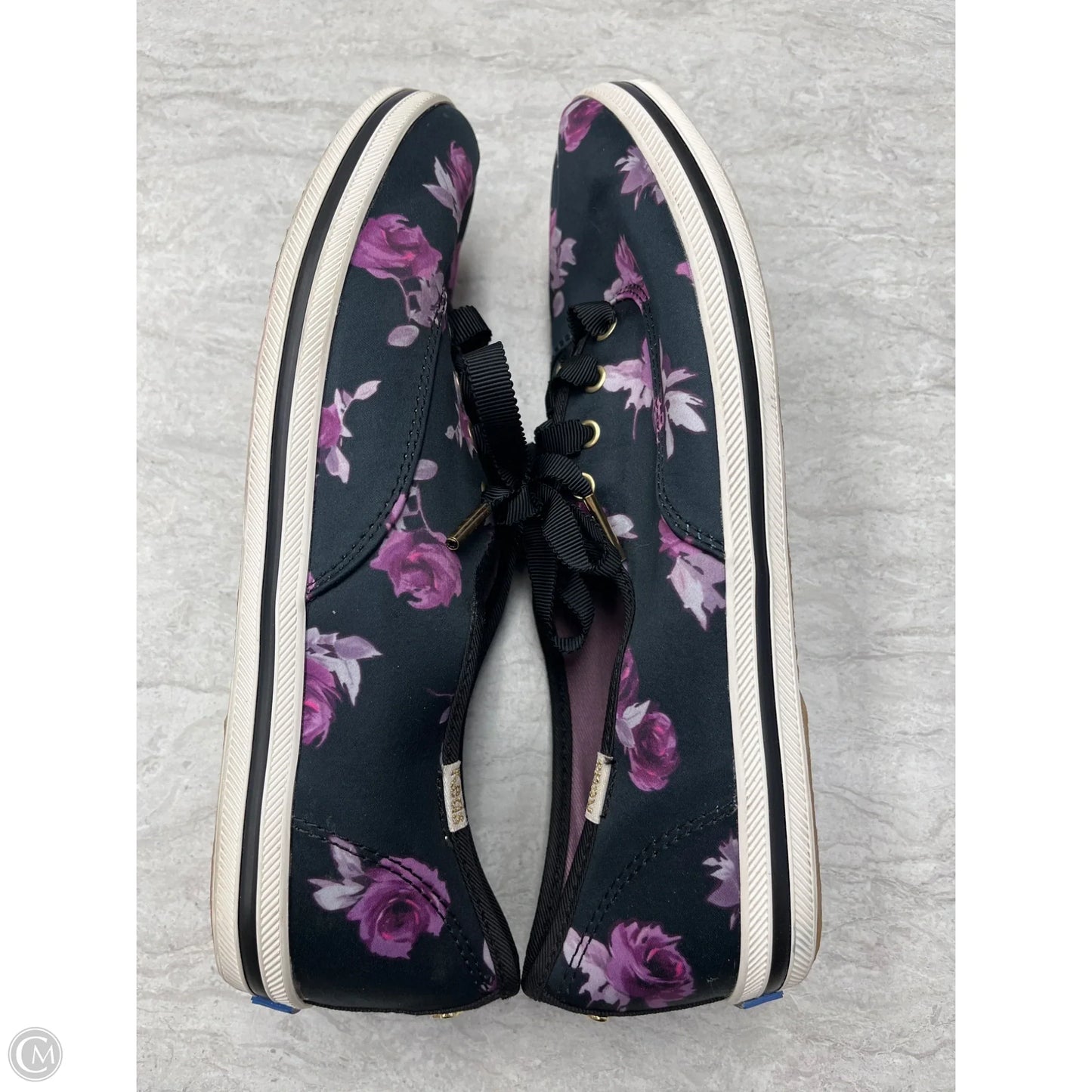 Shoes Sneakers By Keds In Black & Purple, Size: 7.5