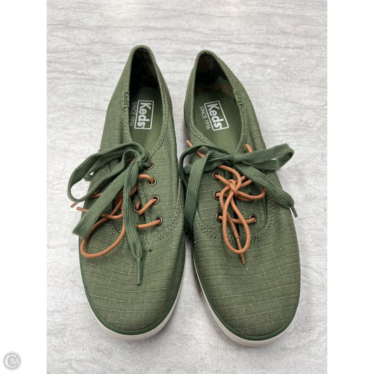 Shoes Sneakers By Keds In Green, Size: 7.5