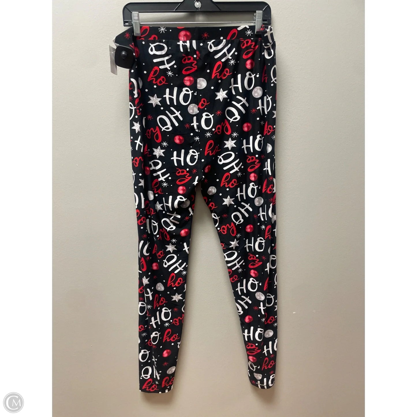 Pants Leggings By Clothes Mentor In Black & Red, Size: 3x