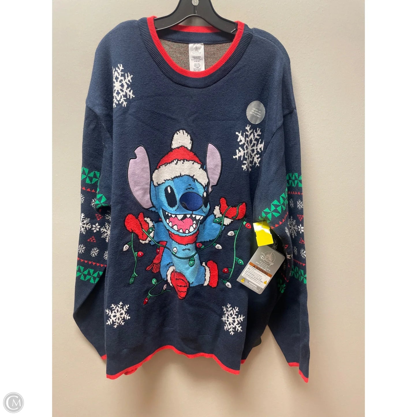 Sweater By Disney Store In Blue & Red, Size: 3x