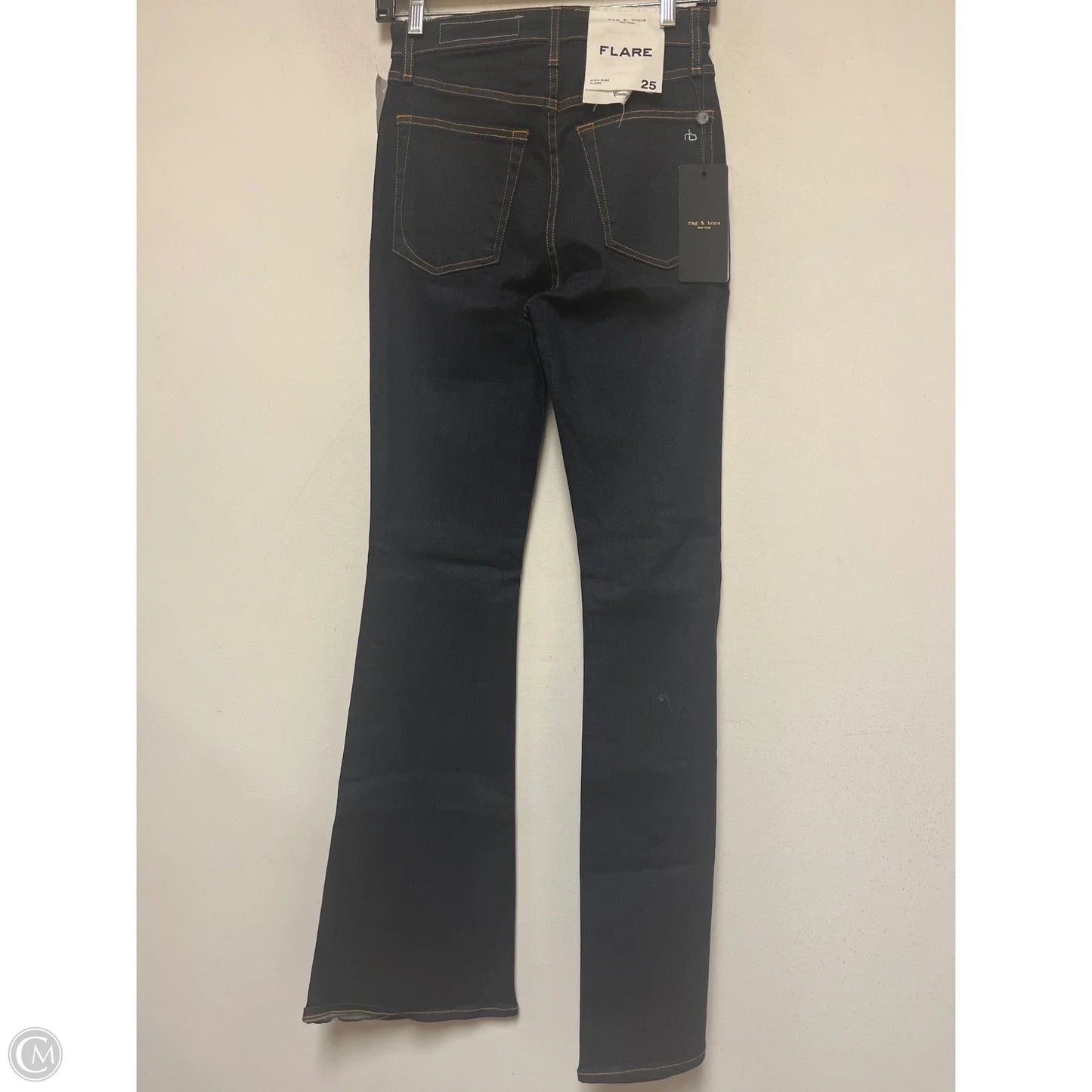 Jeans Flared By Rag & Bones Jeans In Blue Denim, Size: 2