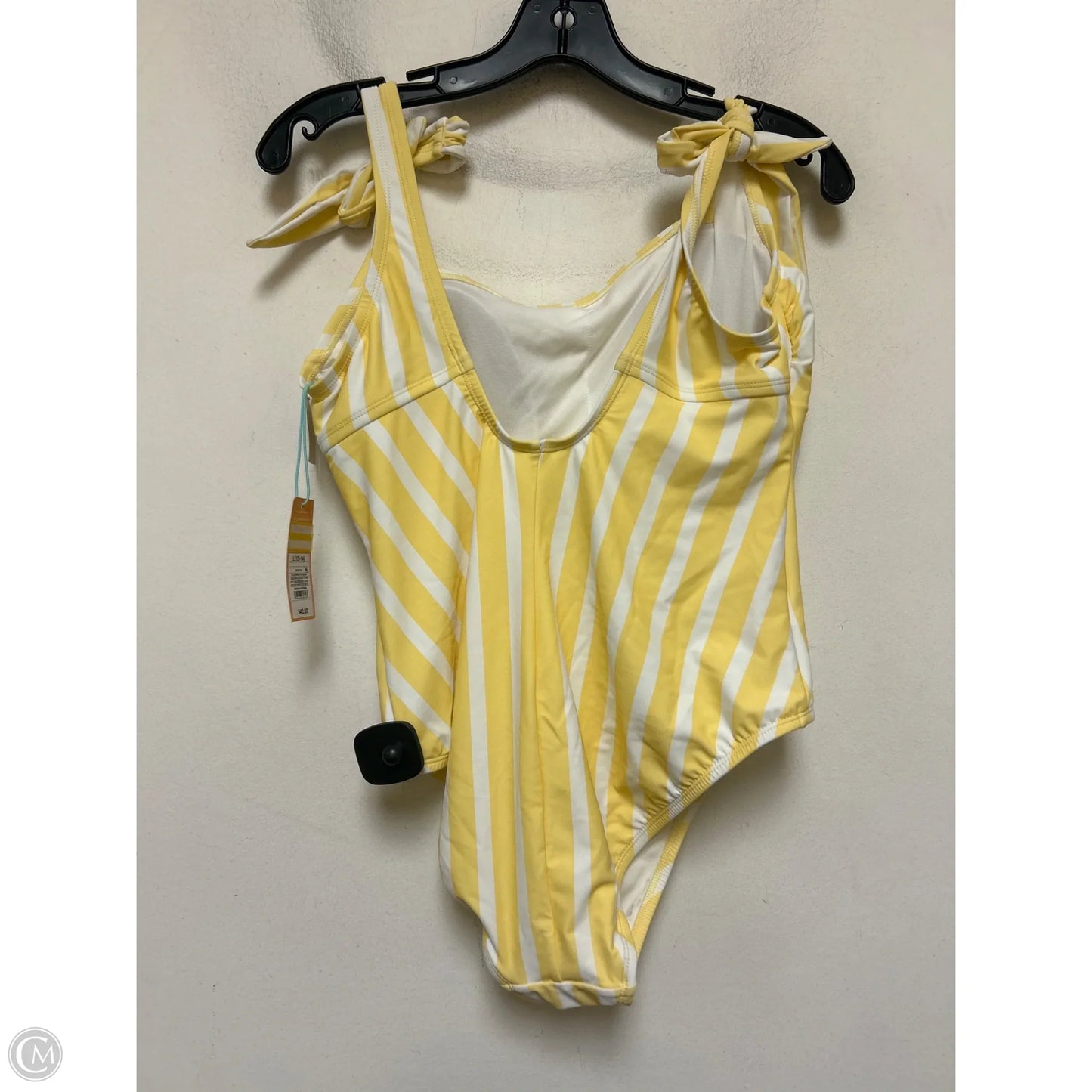 Swimsuit By Kona Sol In Striped Pattern, Size: L