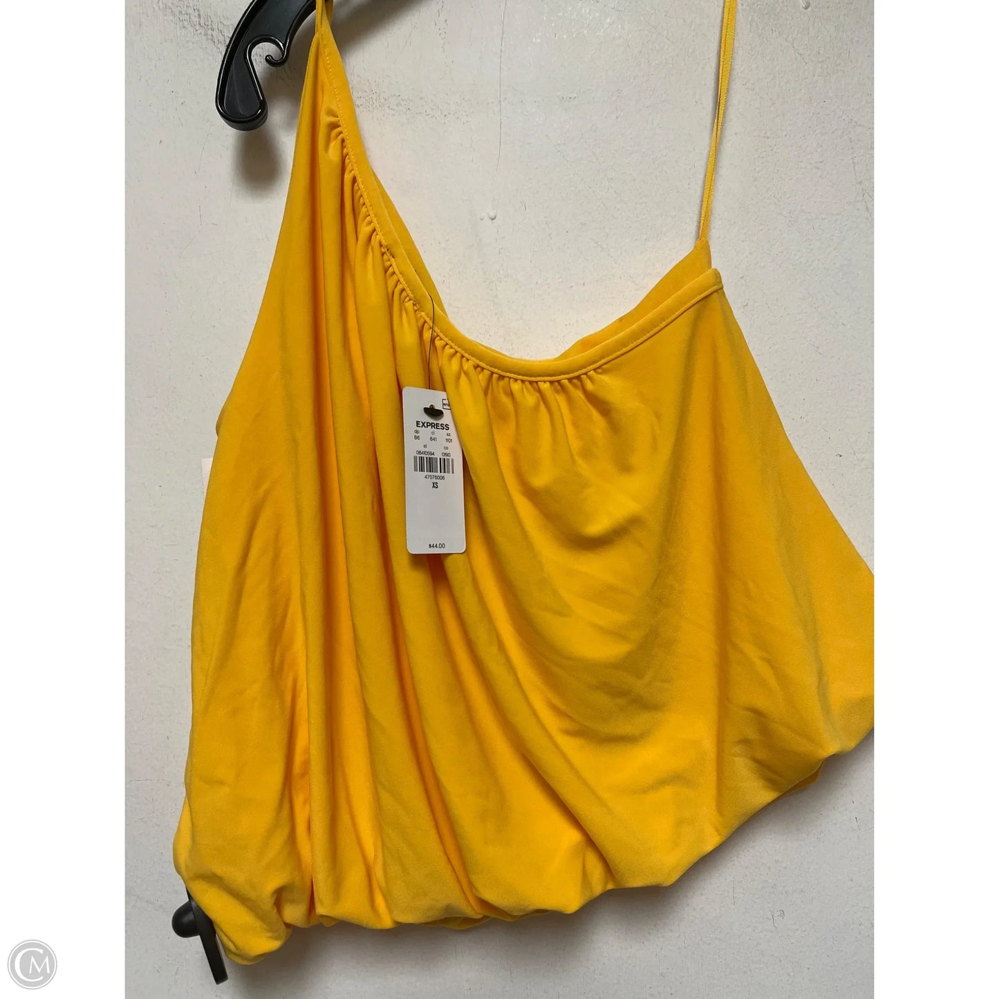 Top Sleeveless By Express In Yellow, Size: Xs