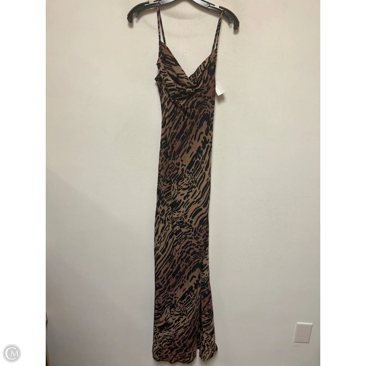 Dress Casual Maxi By Good American In Animal Print, Size: Xs