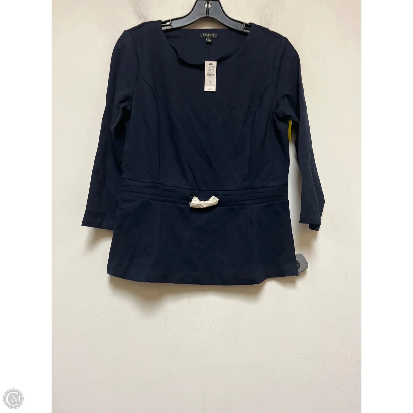 Top Long Sleeve By Talbots In Navy, Size: Sp