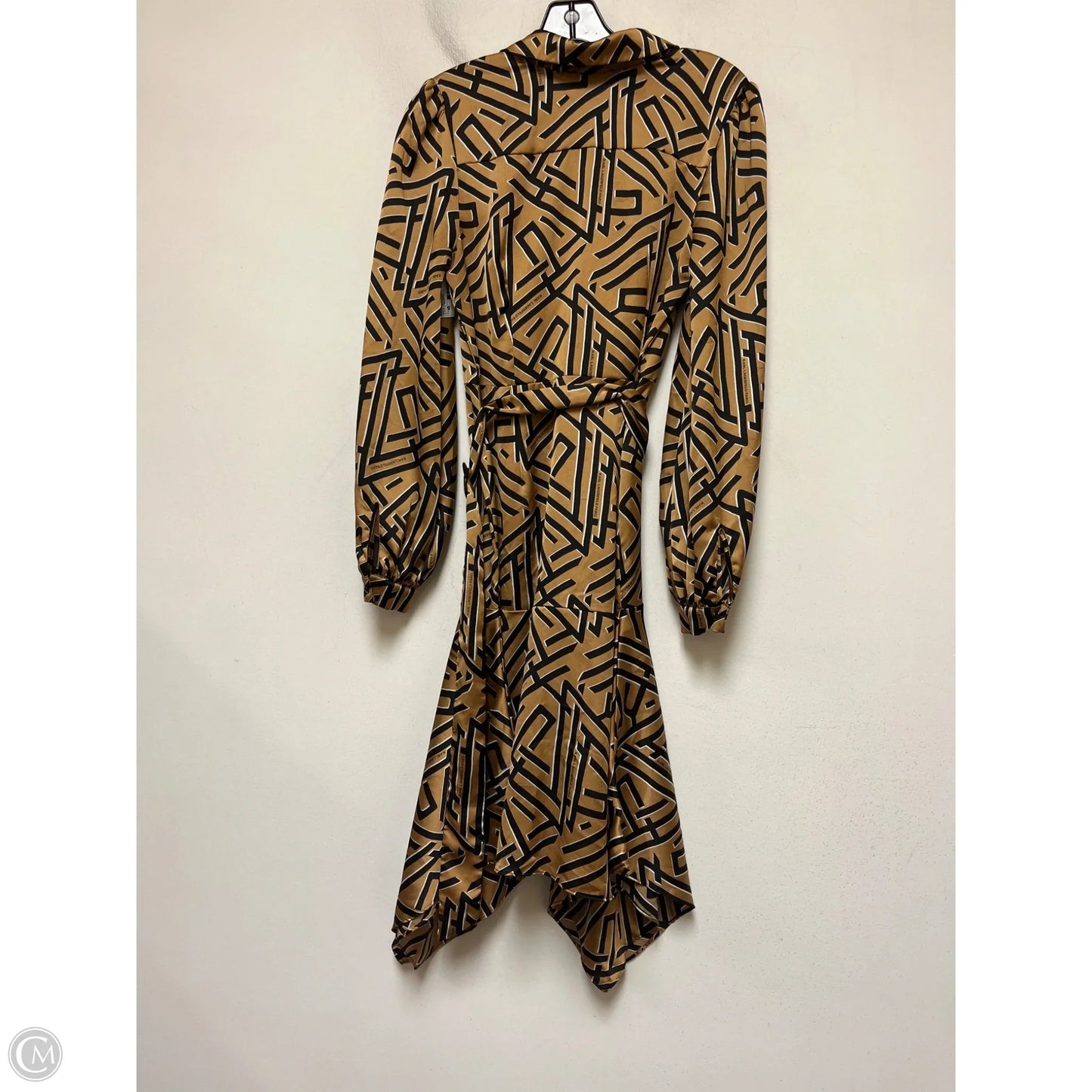 Dress Designer By Karl Lagerfeld In Black & Brown, Size: 2