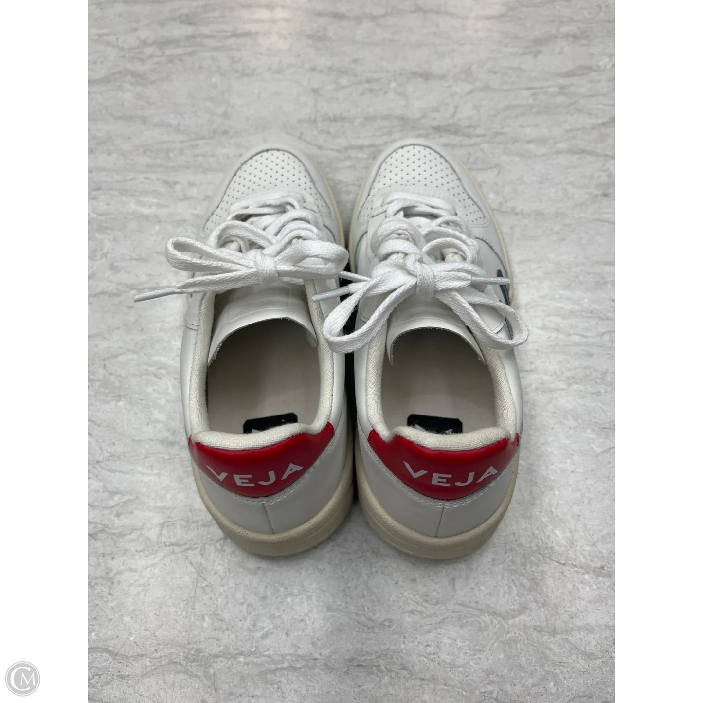 Shoes Sneakers By Veja In Blue Red & White, Size: 7