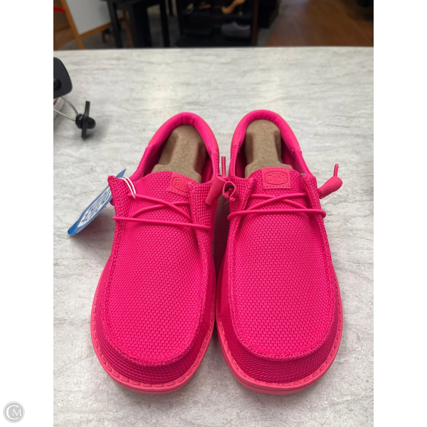 Shoes Flats By Hey Dude In Pink, Size: 7