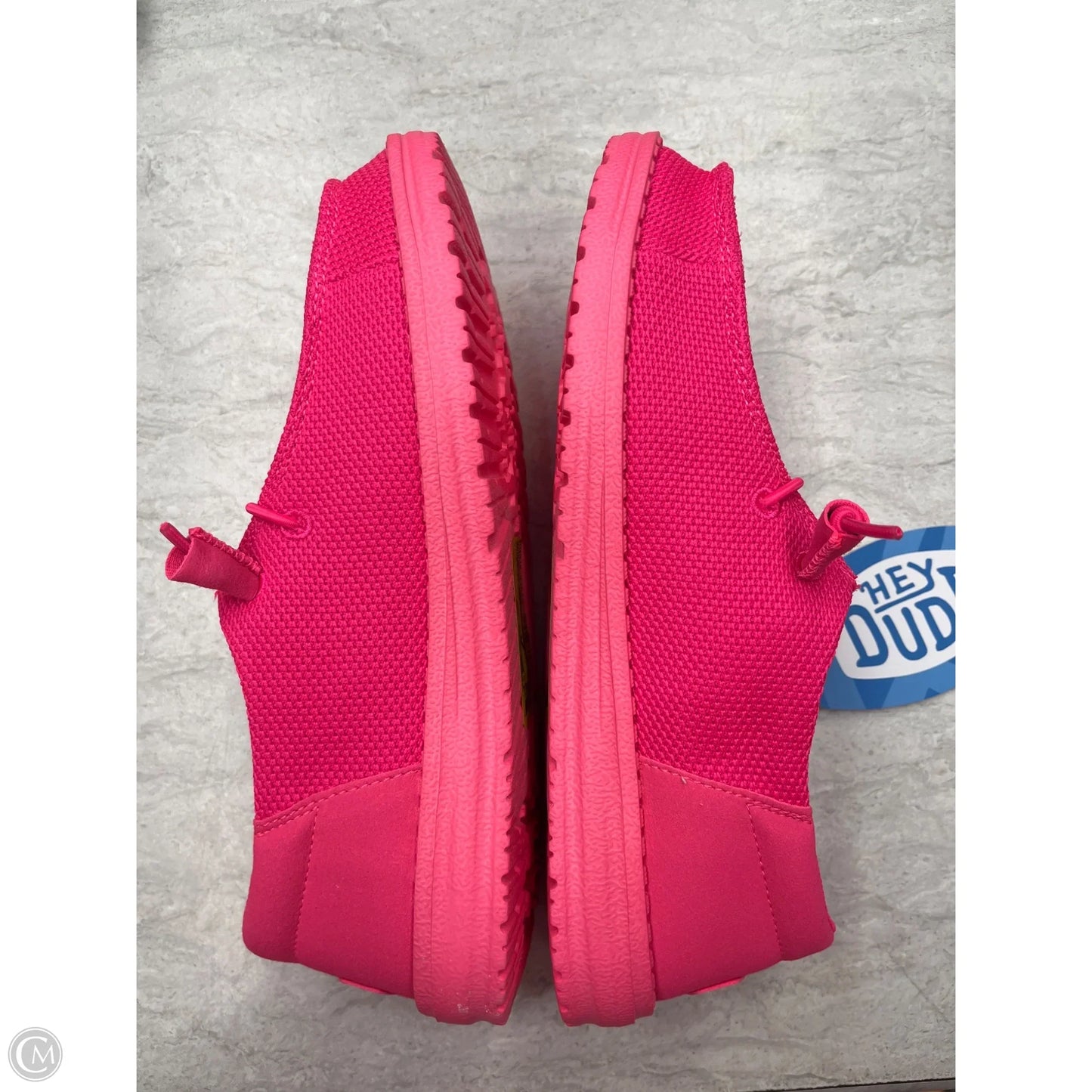 Shoes Flats By Hey Dude In Pink, Size: 7