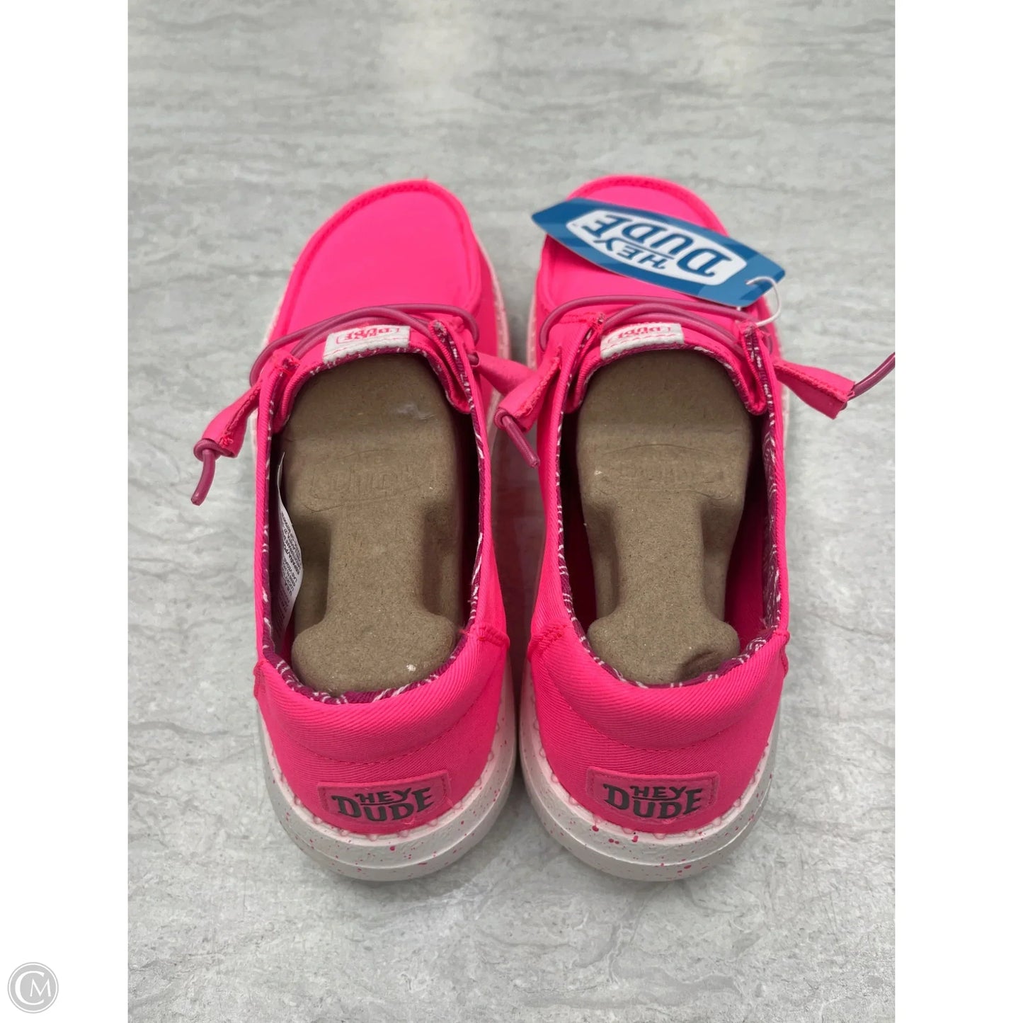 Shoes Flats By Hey Dude In Pink, Size: 7