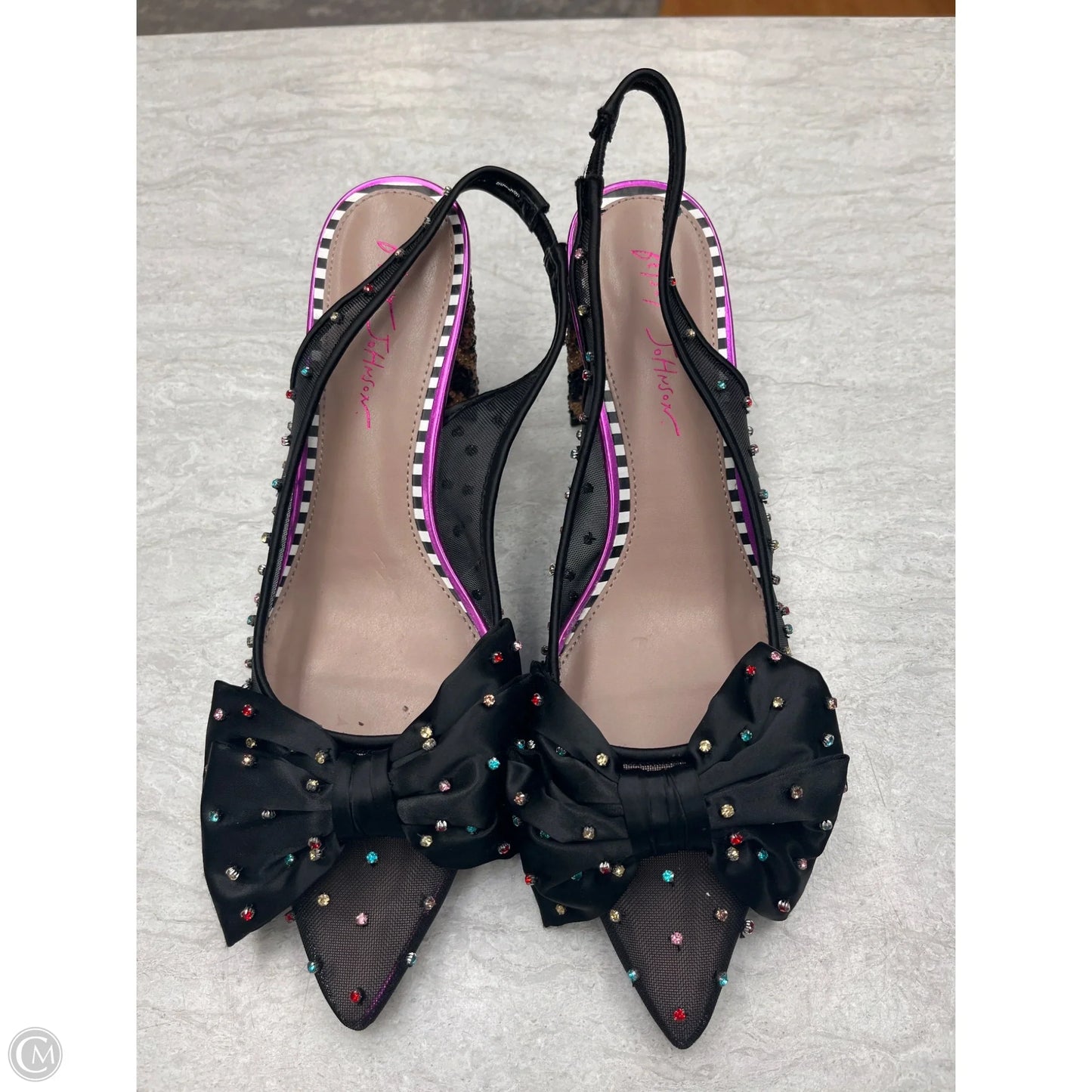 Shoes Heels Block By Betsey Johnson In Animal Print, Size: 11