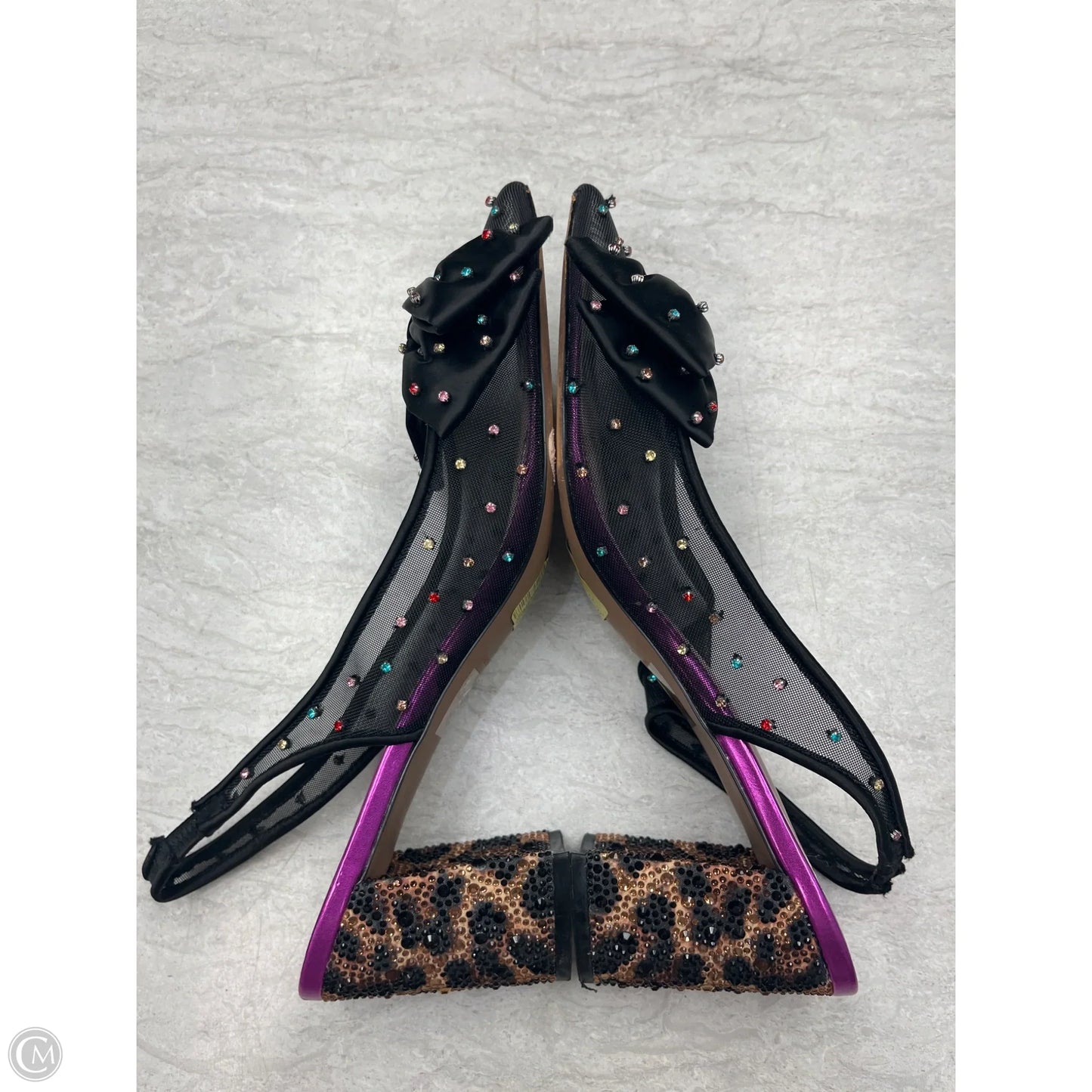 Shoes Heels Block By Betsey Johnson In Animal Print, Size: 11
