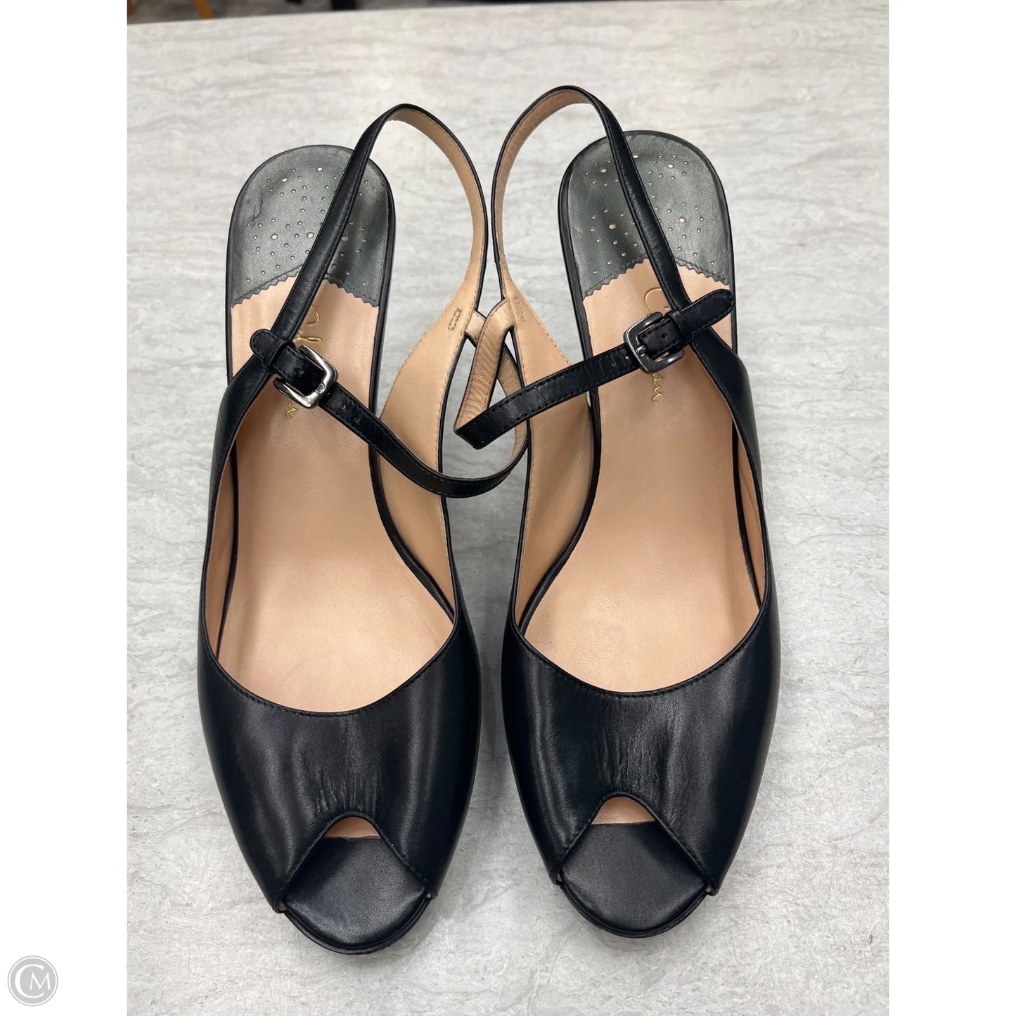 Sandals Heels Stiletto By Cole-haan In Black, Size: 12