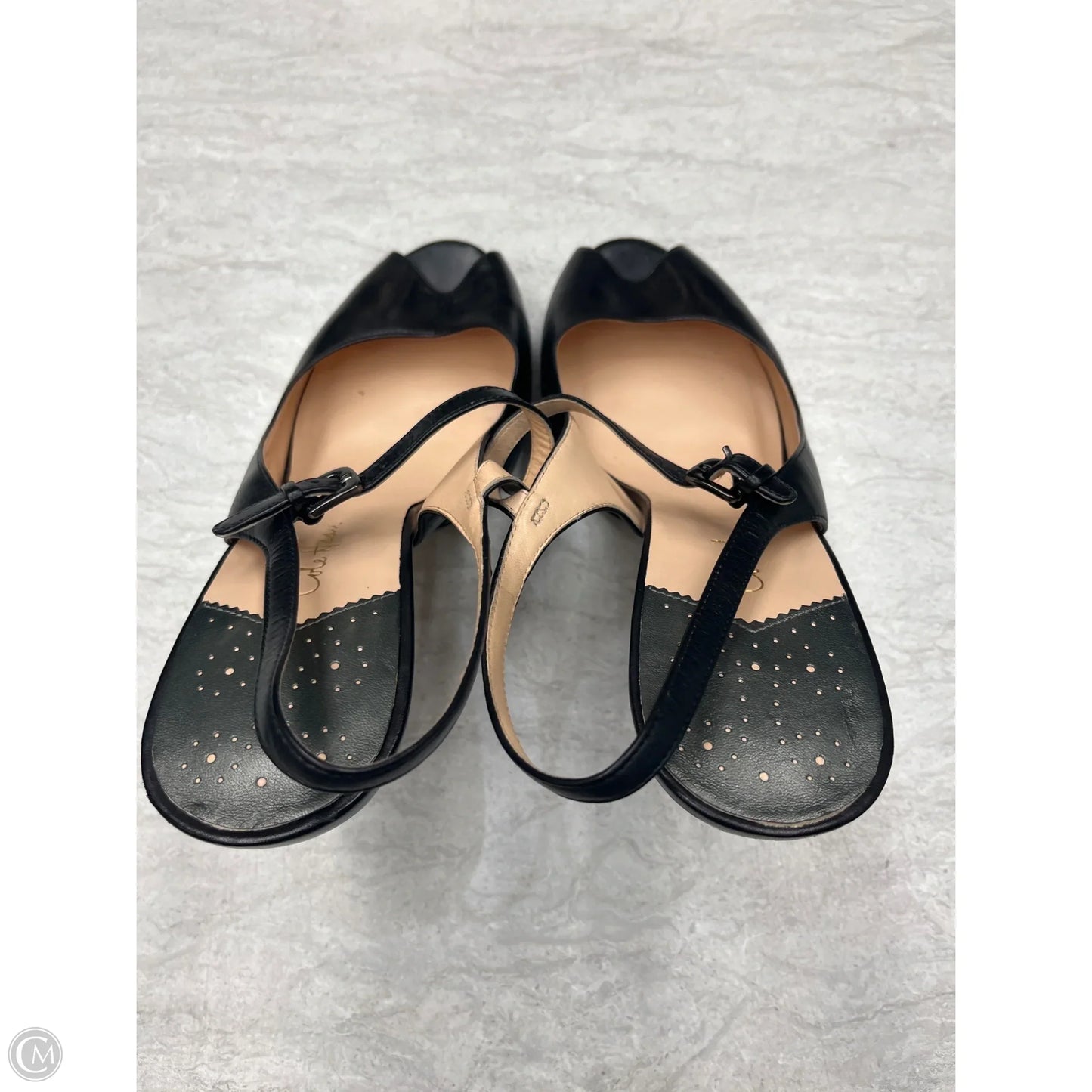 Sandals Heels Stiletto By Cole-haan In Black, Size: 12
