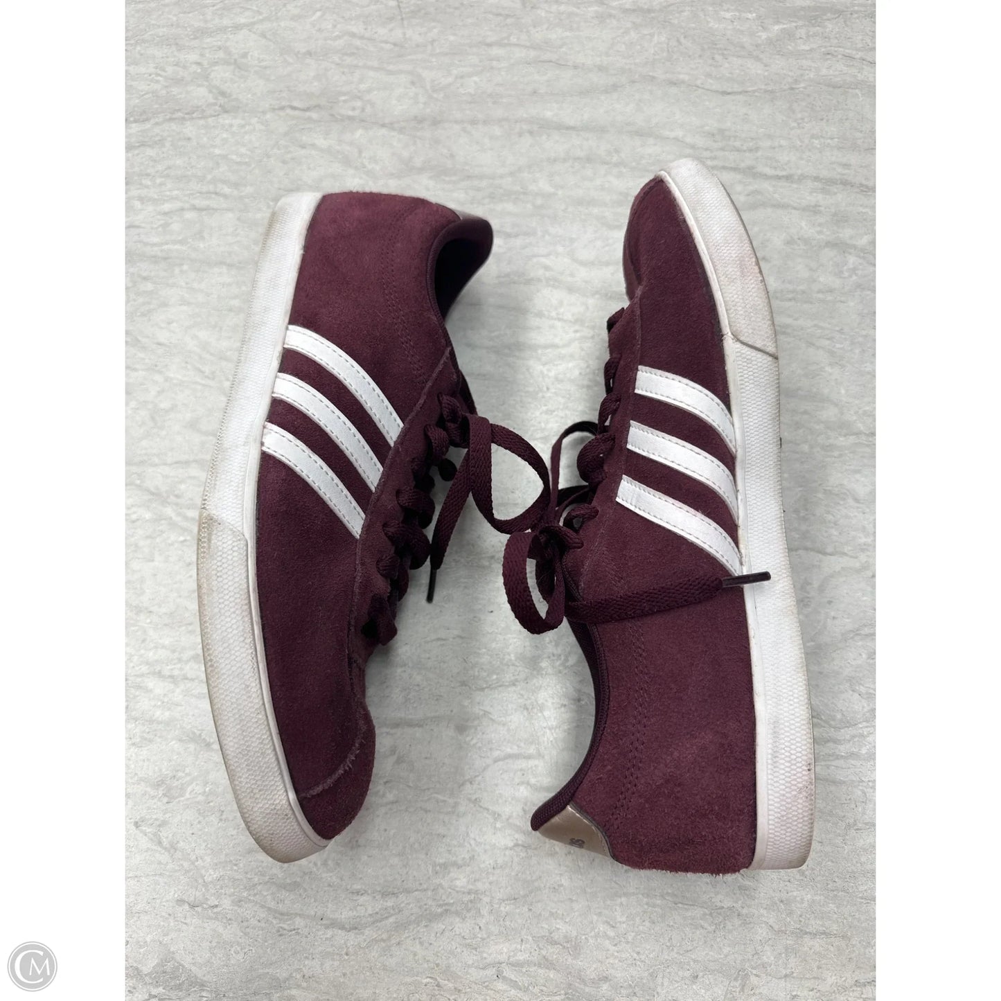 Shoes Sneakers By Adidas In Maroon, Size: 10