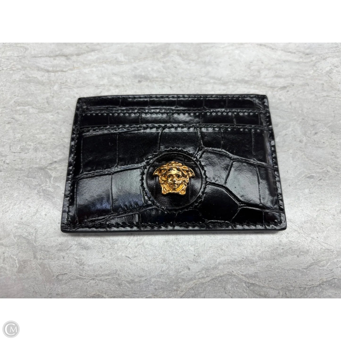 Wallet Luxury Designer By Versace, Size: Small