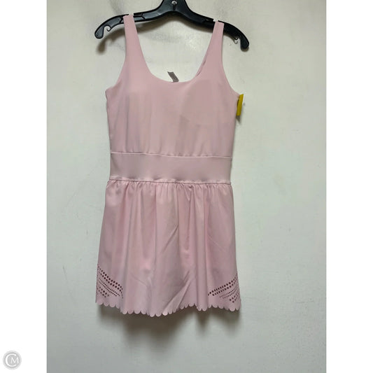 Athletic Dress By Yogalicious In Pink, Size: M