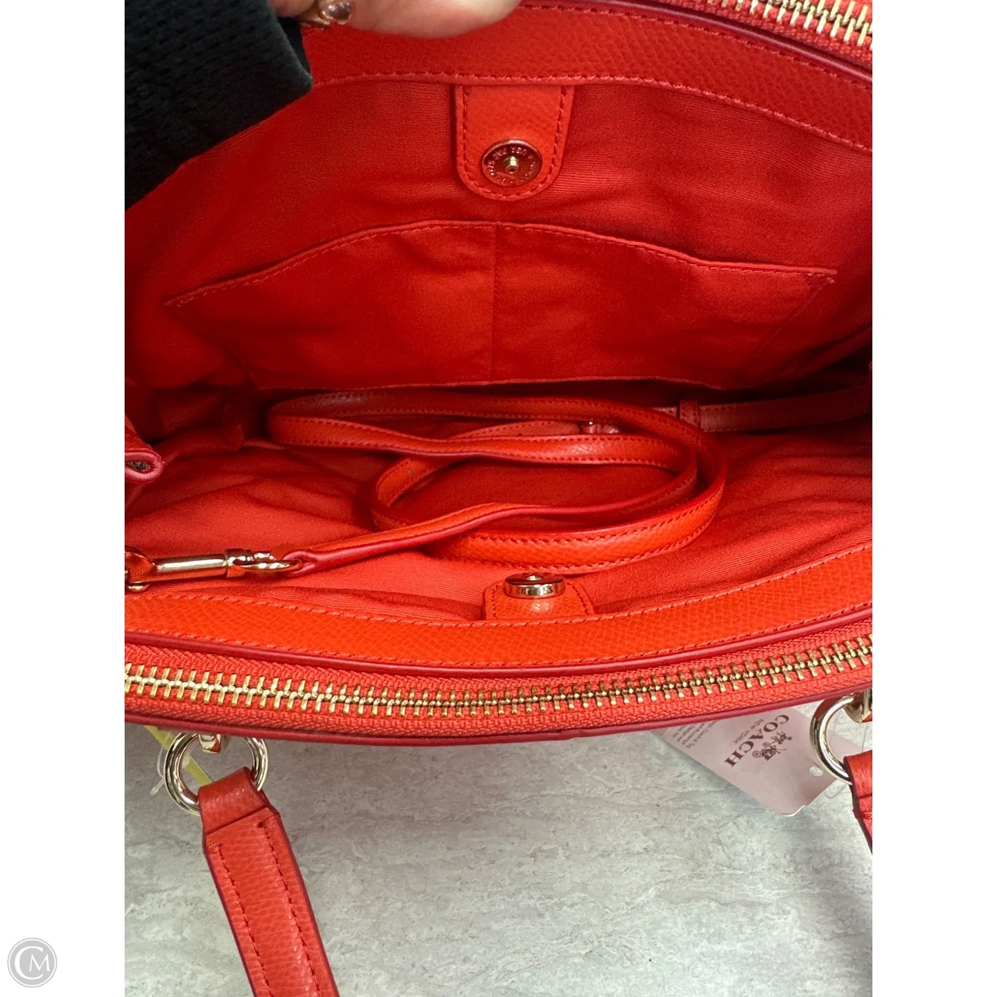 Handbag Designer By Coach, Size: Medium