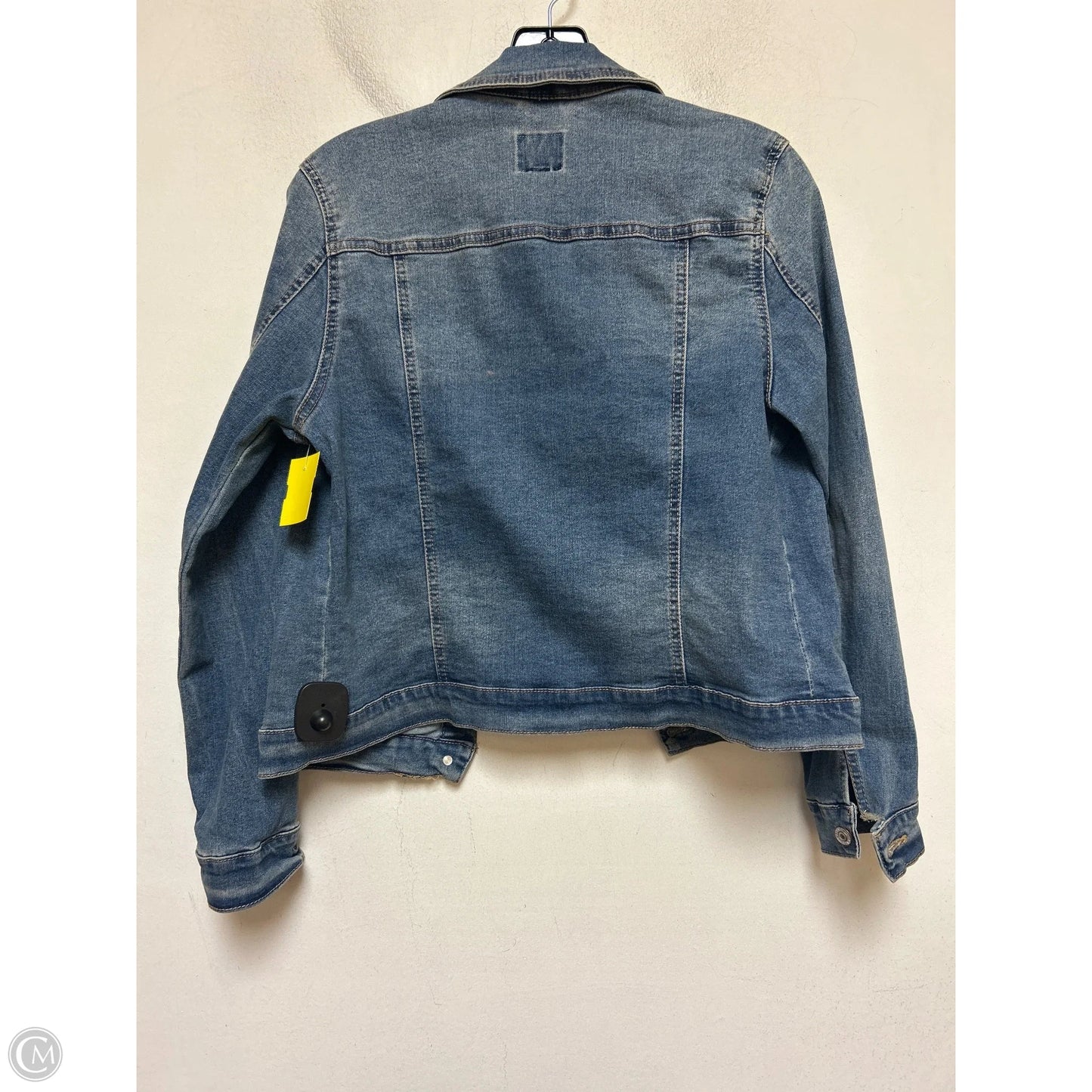 Jacket Denim By Curve Appeal In Blue Denim, Size: M