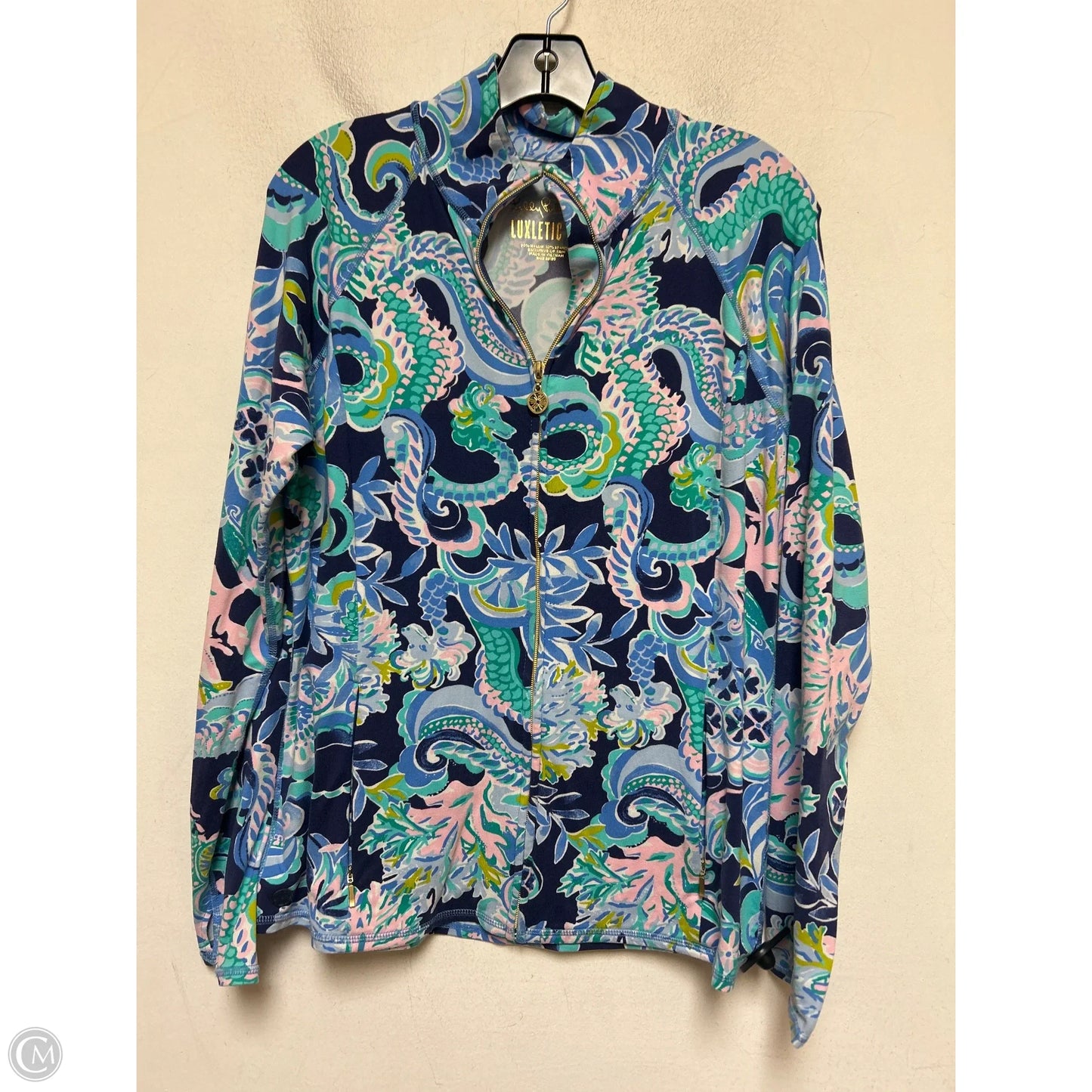 Jacket Designer By Lilly Pulitzer In Nautical Print, Size: L