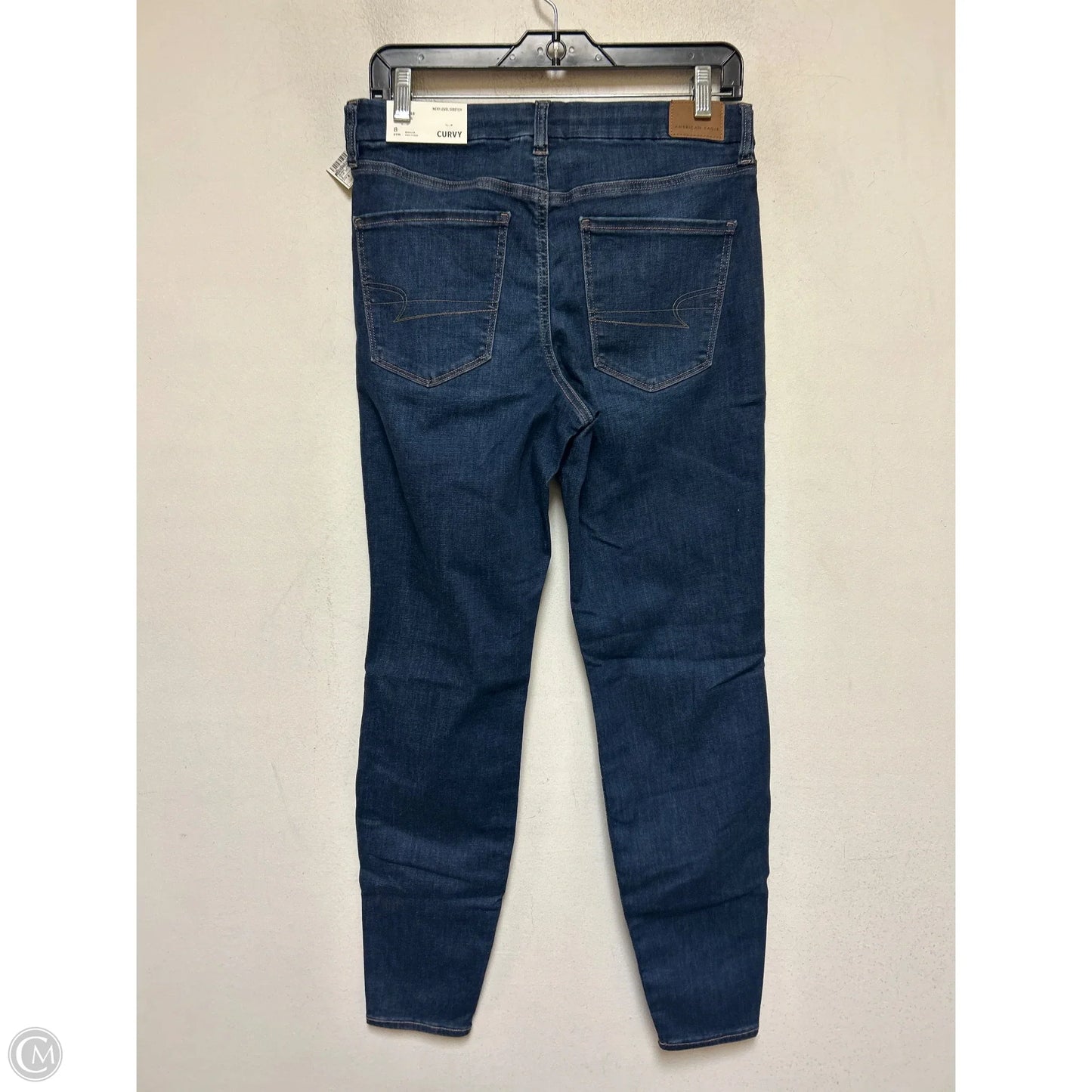 Jeans Jeggings By American Eagle In Blue Denim, Size: 8