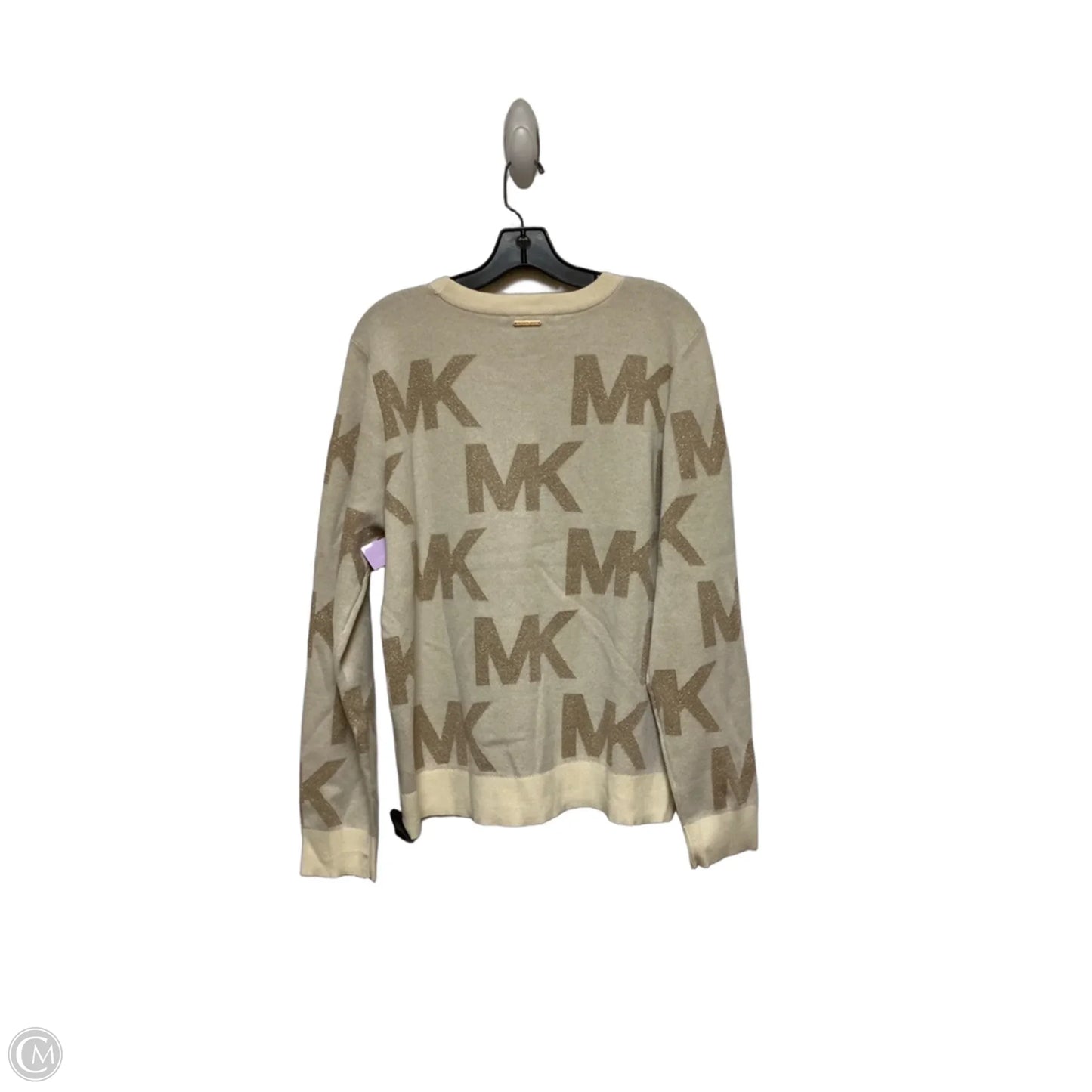 Sweatshirt Crewneck By Michael By Michael Kors In Bronze, Size: Xl