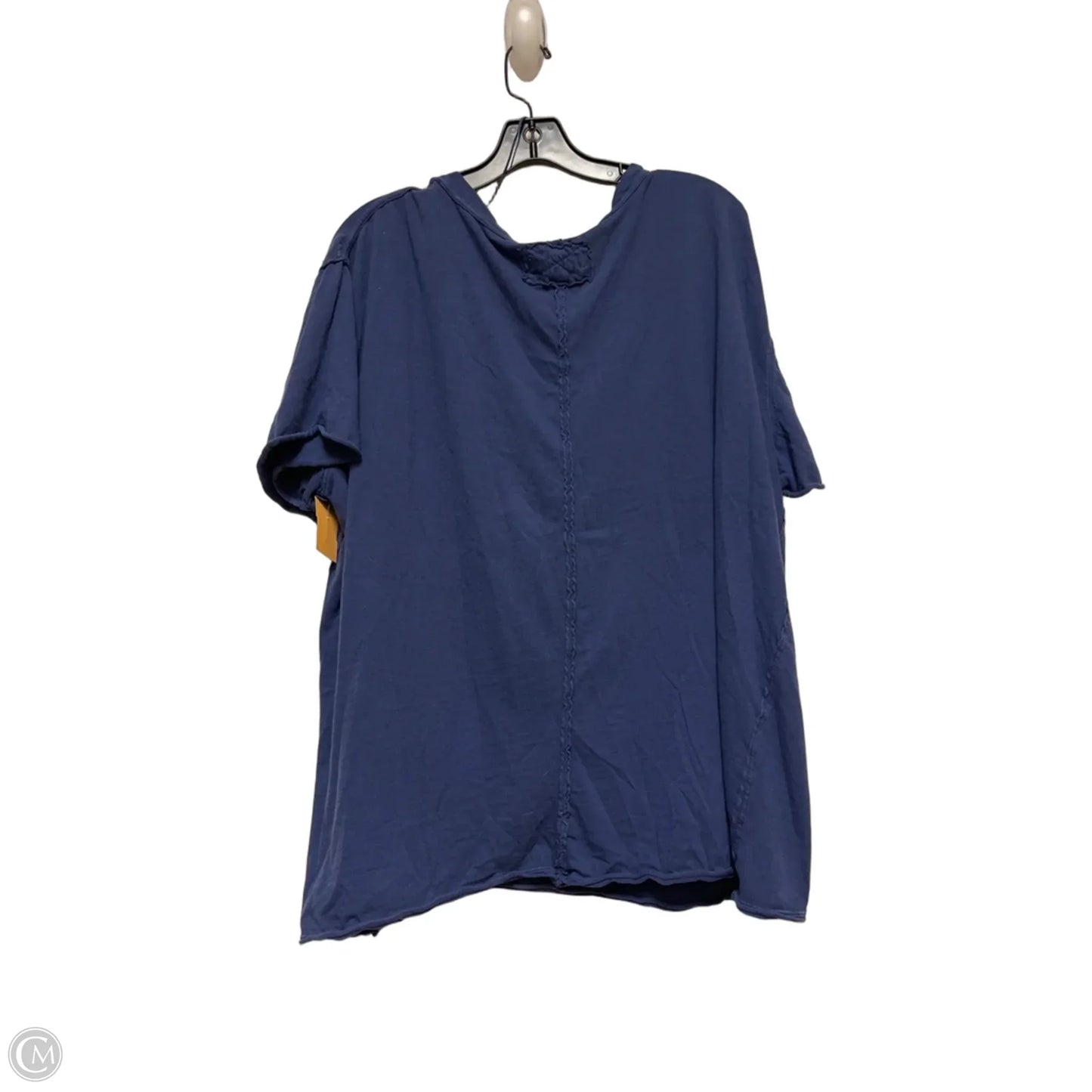 Top Short Sleeve By We The Free In Blue, Size: 1x
