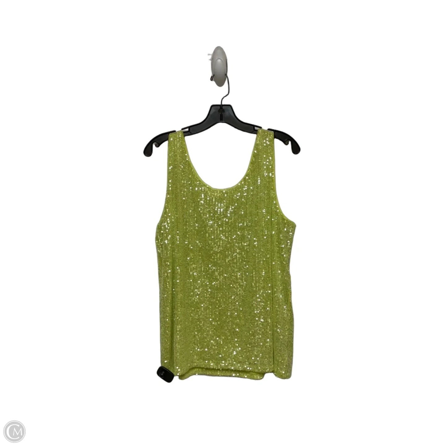 Top Sleeveless By Anne Klein In Green, Size: L