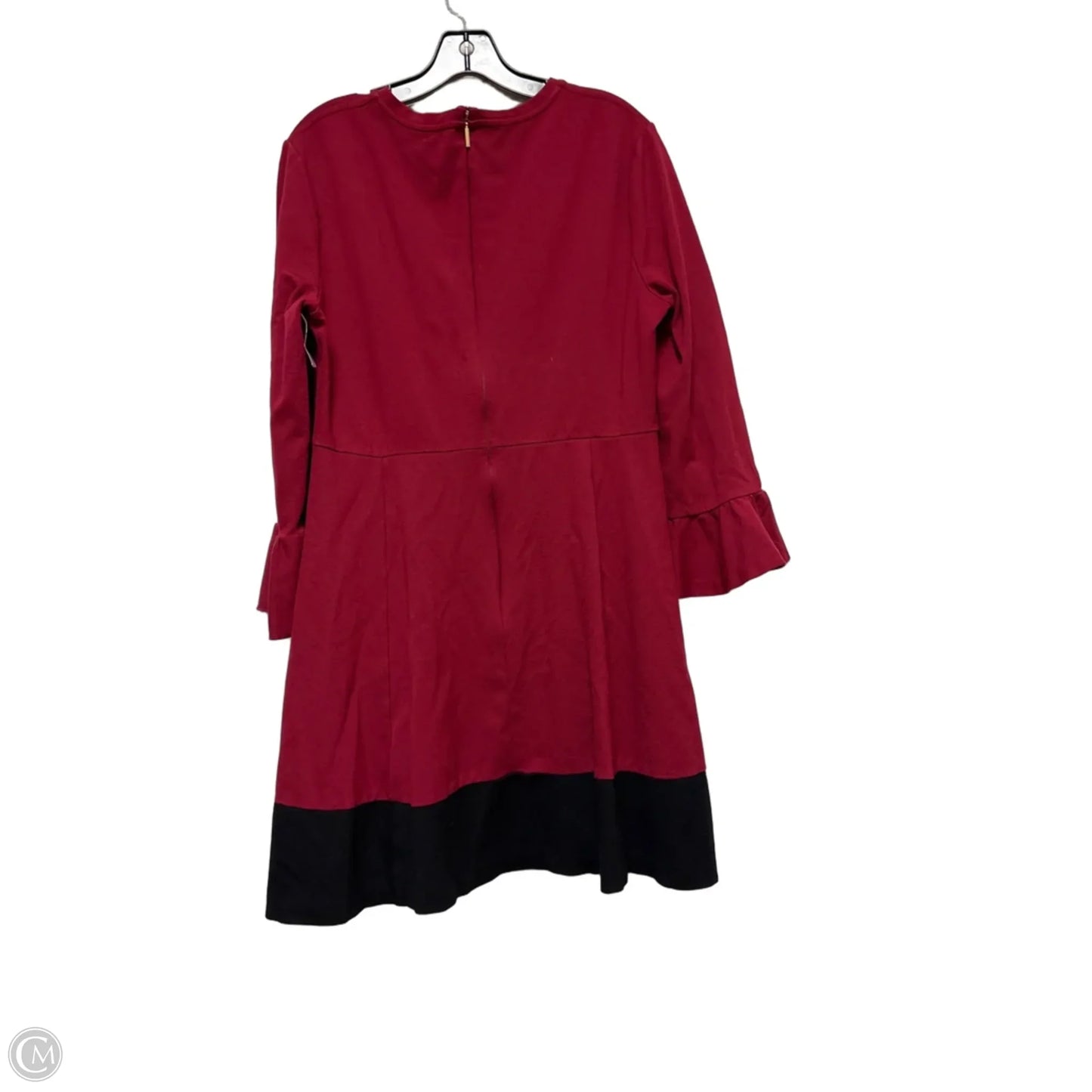 Dress Designer By Kate Spade In Black & Red, Size: Xl