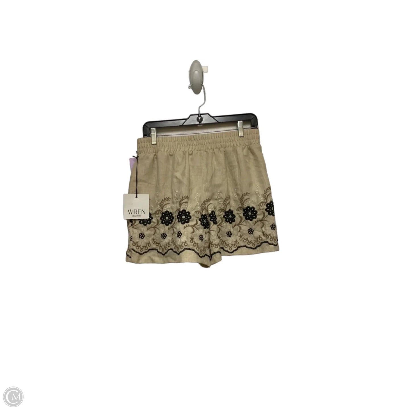 Shorts By Clothes Mentor In Black & Tan, Size: 4