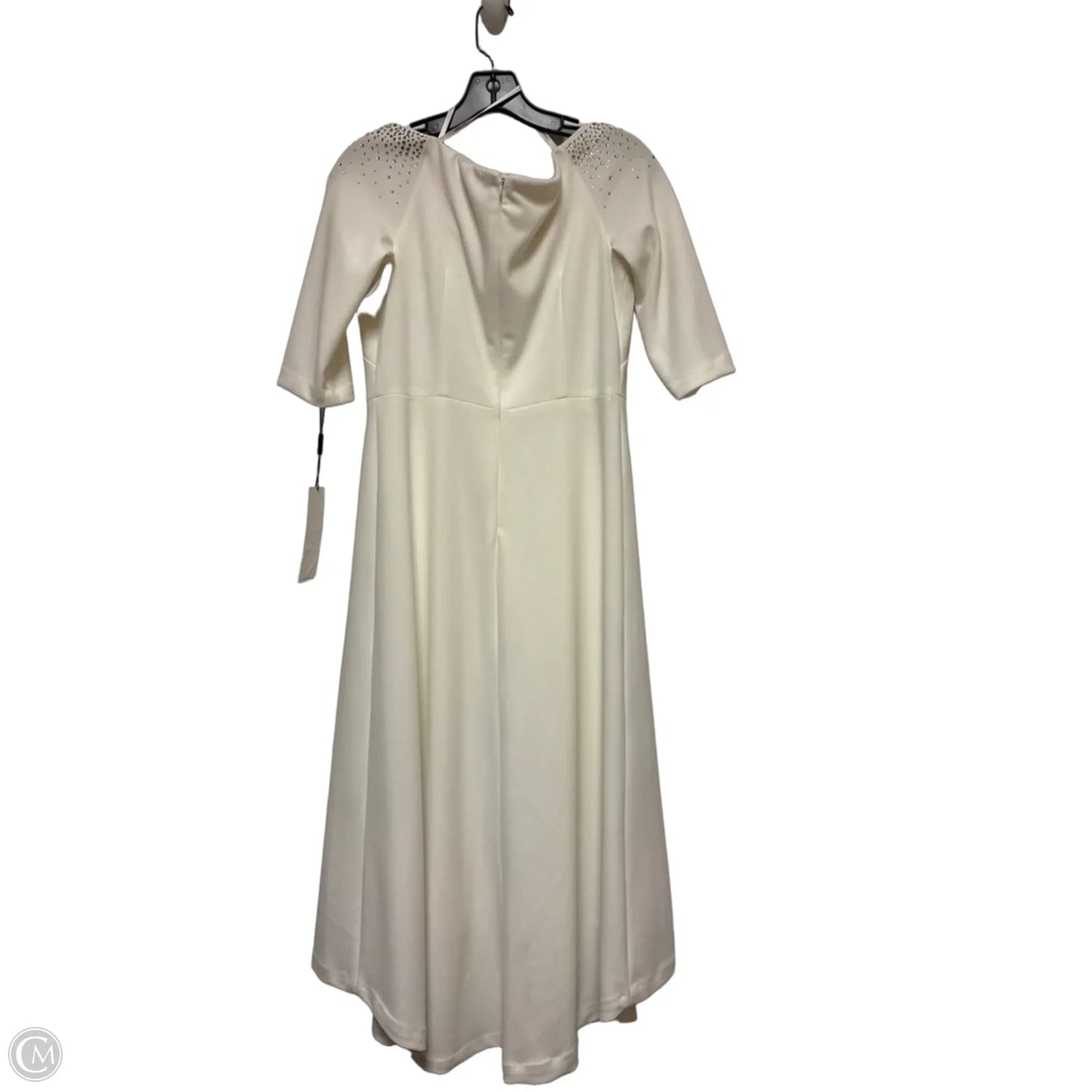 Dress Casual Midi By Calvin Klein In White, Size: S