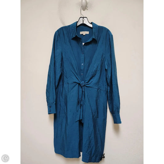 Dress Casual Short By Loft In Blue, Size: Xl