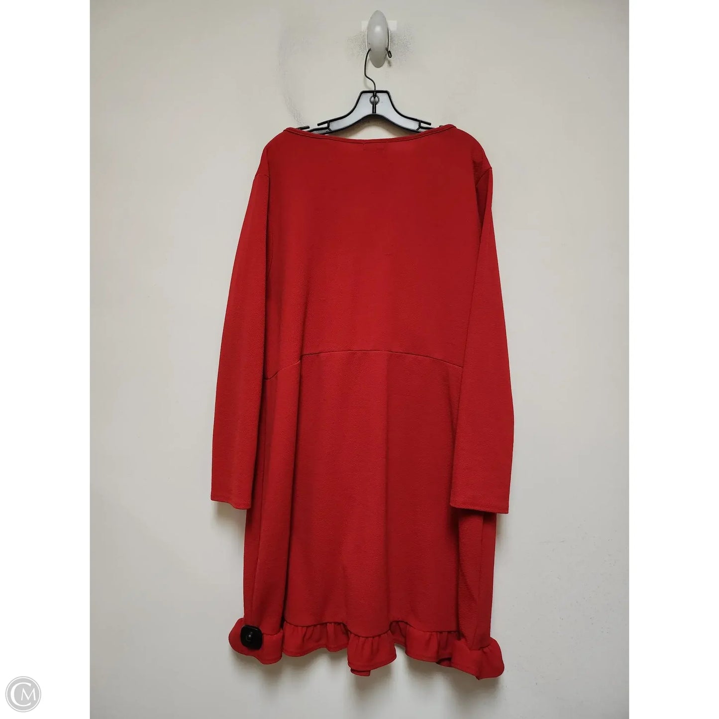 Dress Casual Short By Pretty Little Thing In Red, Size: 2x