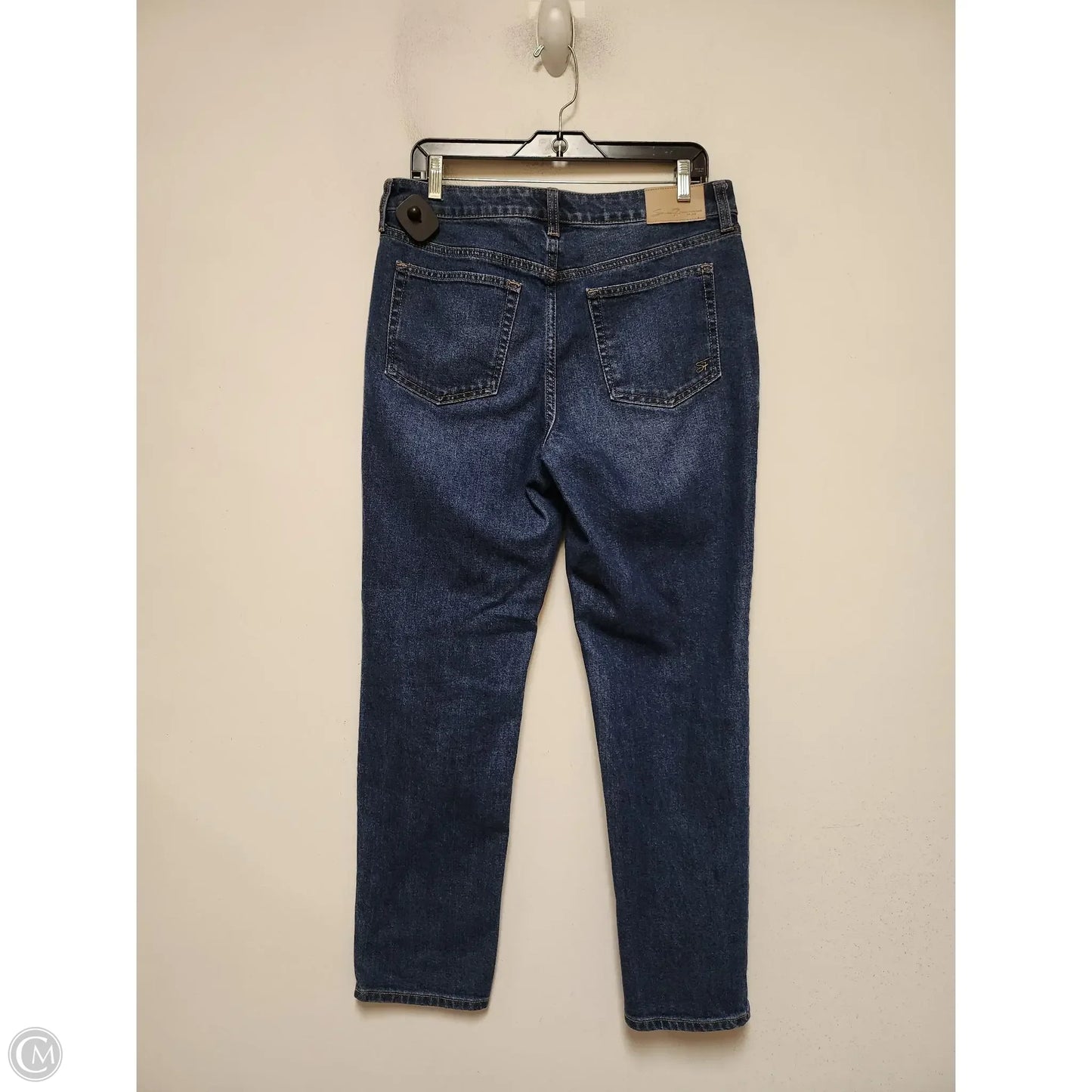 Jeans Straight By Seven 7 In Blue Denim, Size: 8