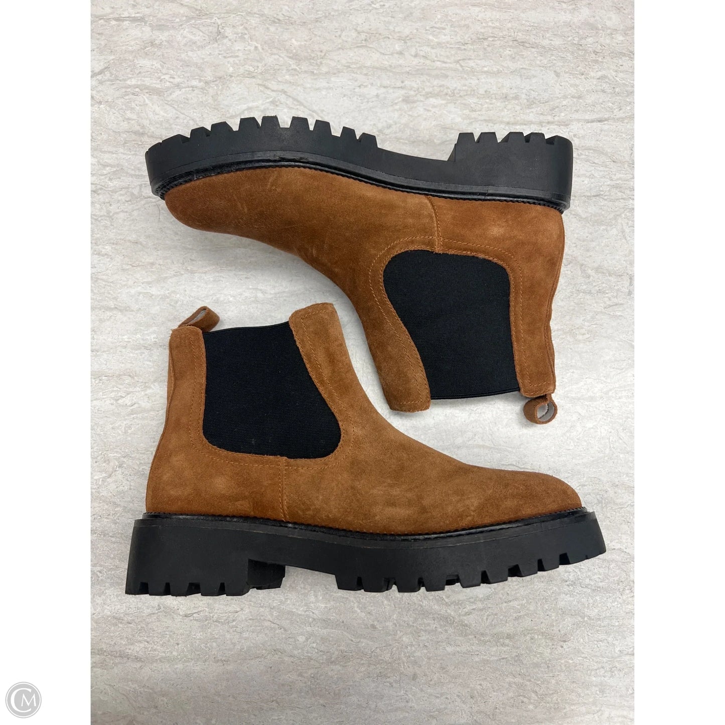 Boots Ankle Flats By Caslon In Brown, Size: 9