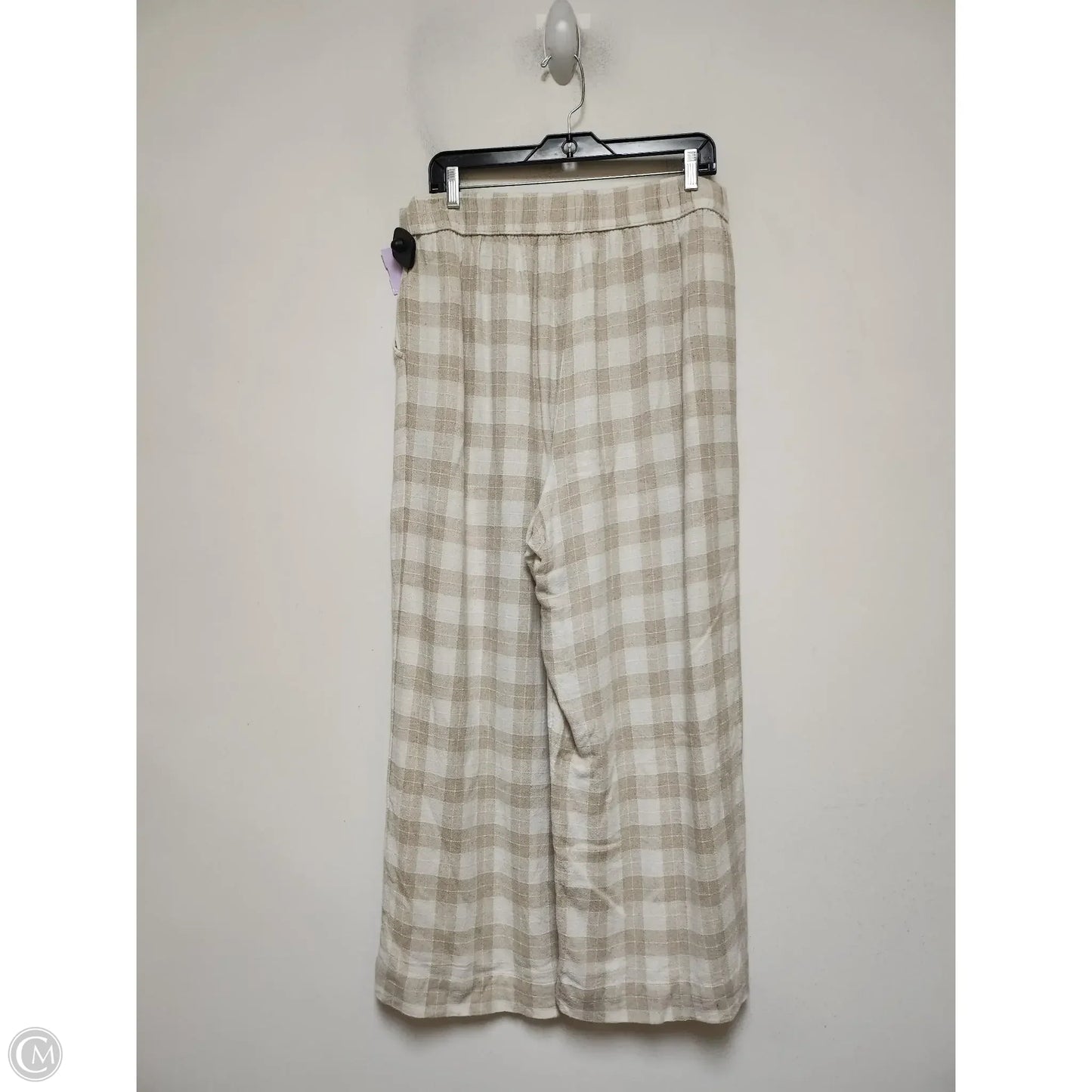 Pants Linen By Isaac Mizrahi In Plaid Pattern, Size: 12