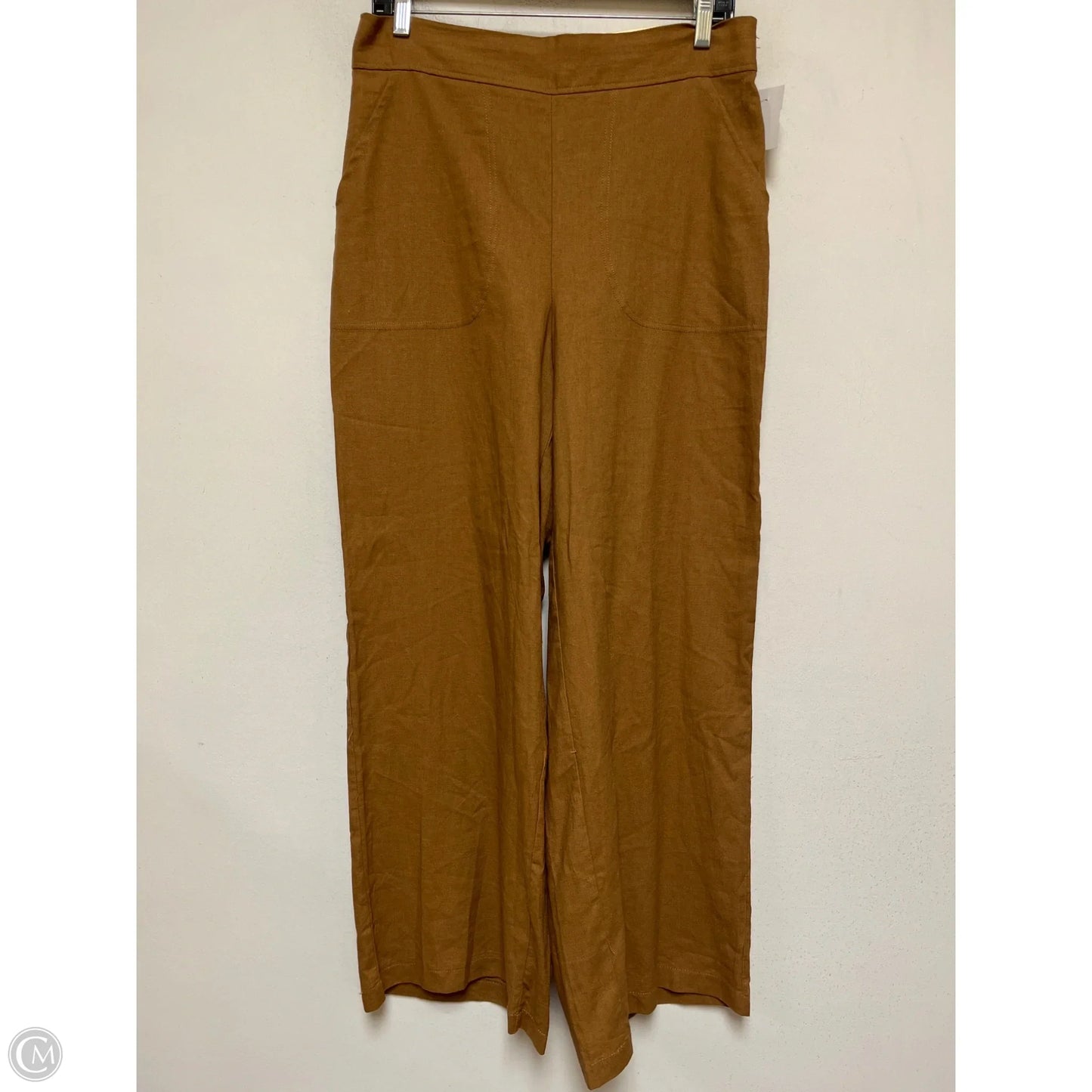 Pants Linen By Max Studio In Brown, Size: 12