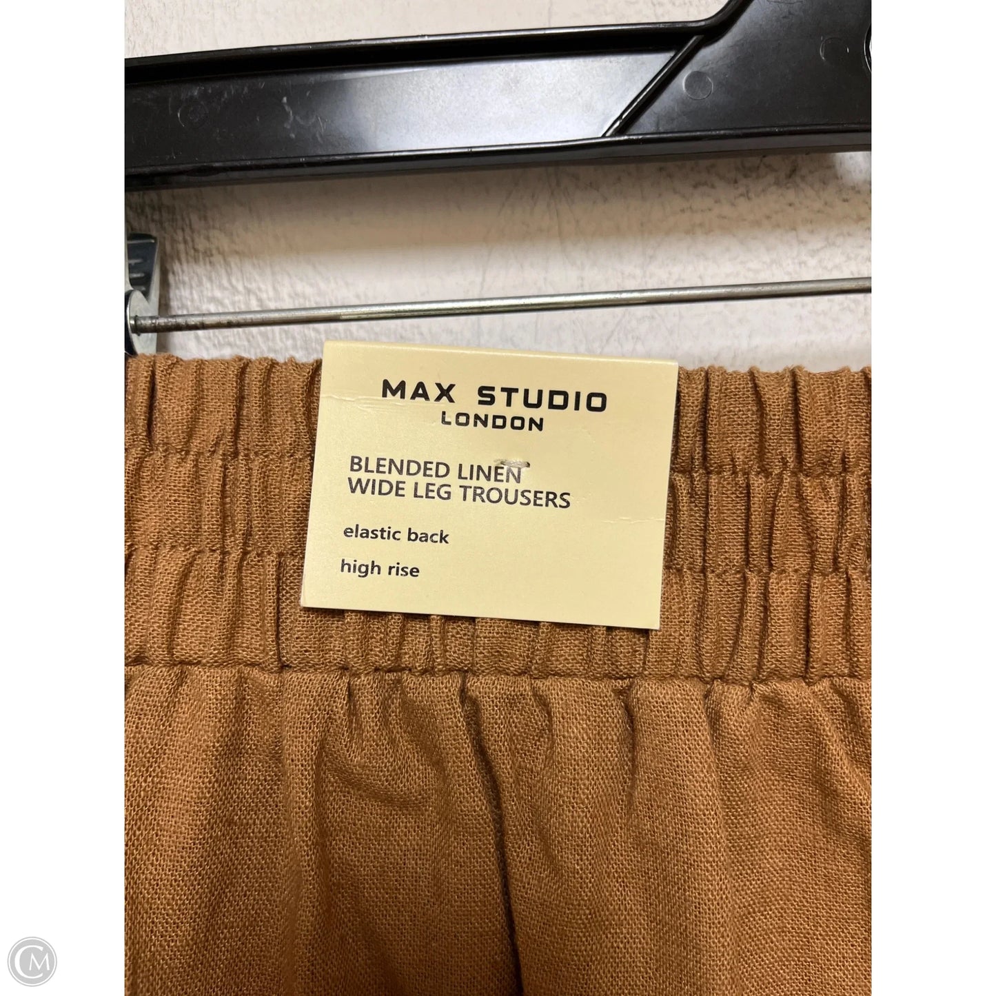 Pants Linen By Max Studio In Brown, Size: 12