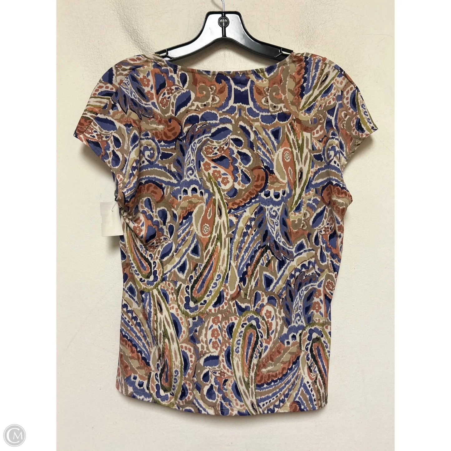 Top Short Sleeve By Vince Camuto In Multi-colored, Size: S