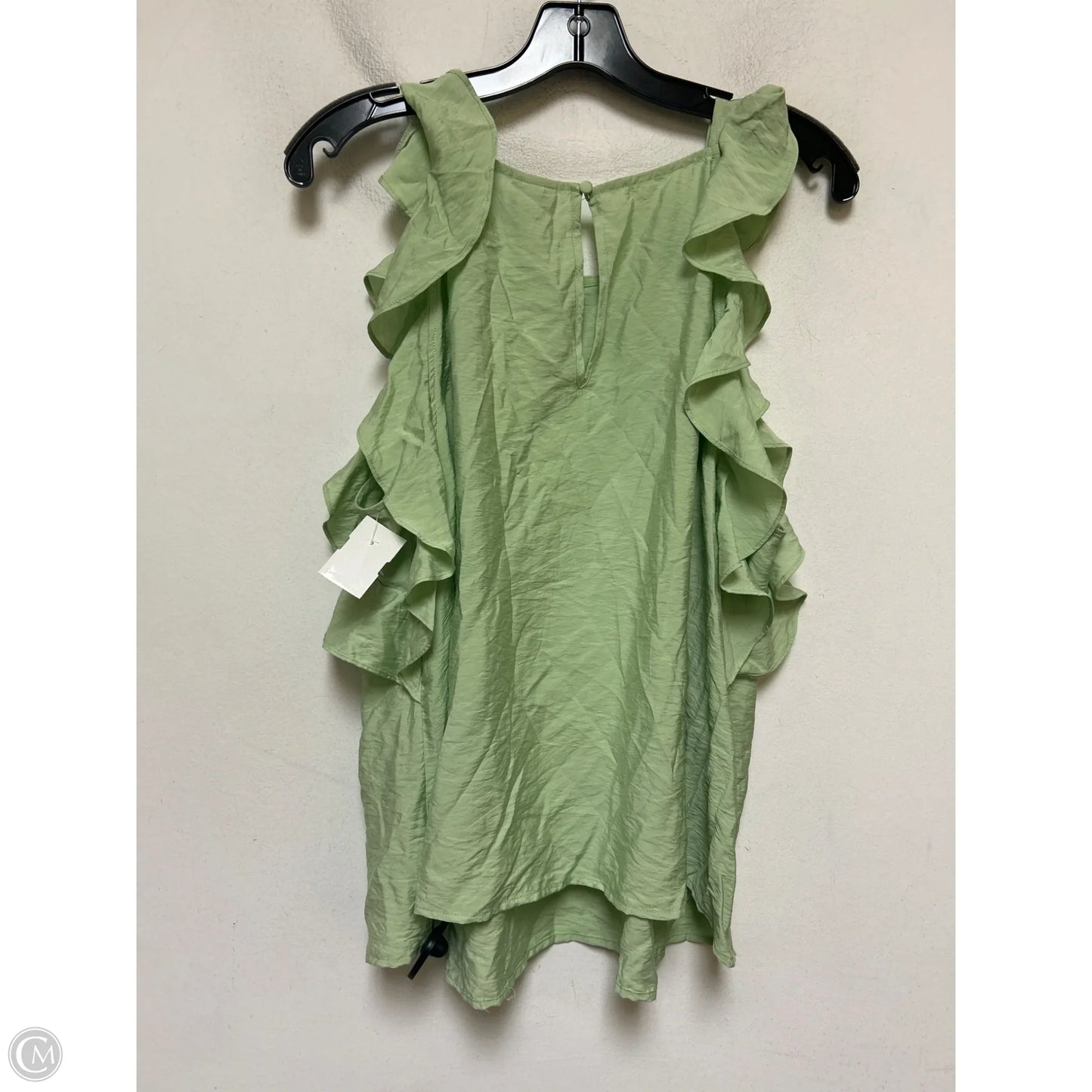 Tank Top By A New Day In Green, Size: 1x
