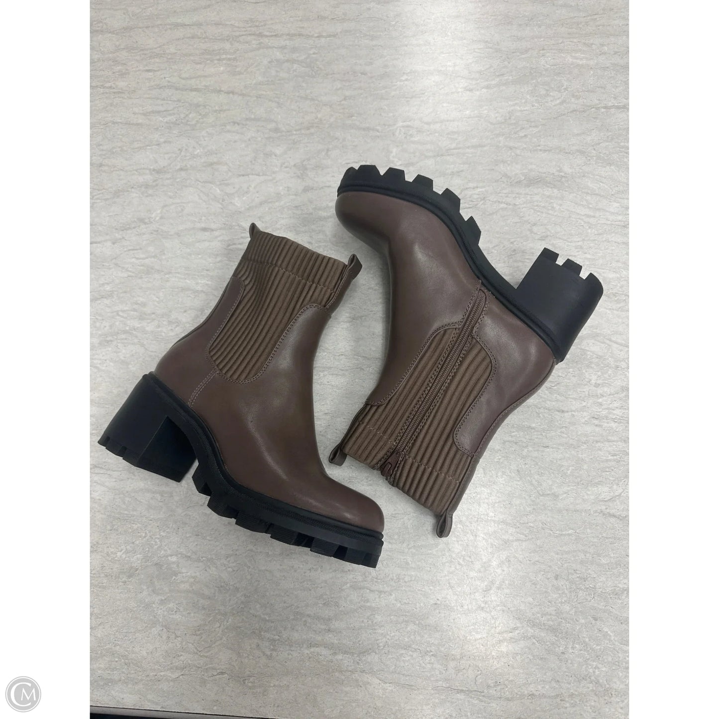 Boots Ankle Heels By A New Day In Brown, Size: 7.5