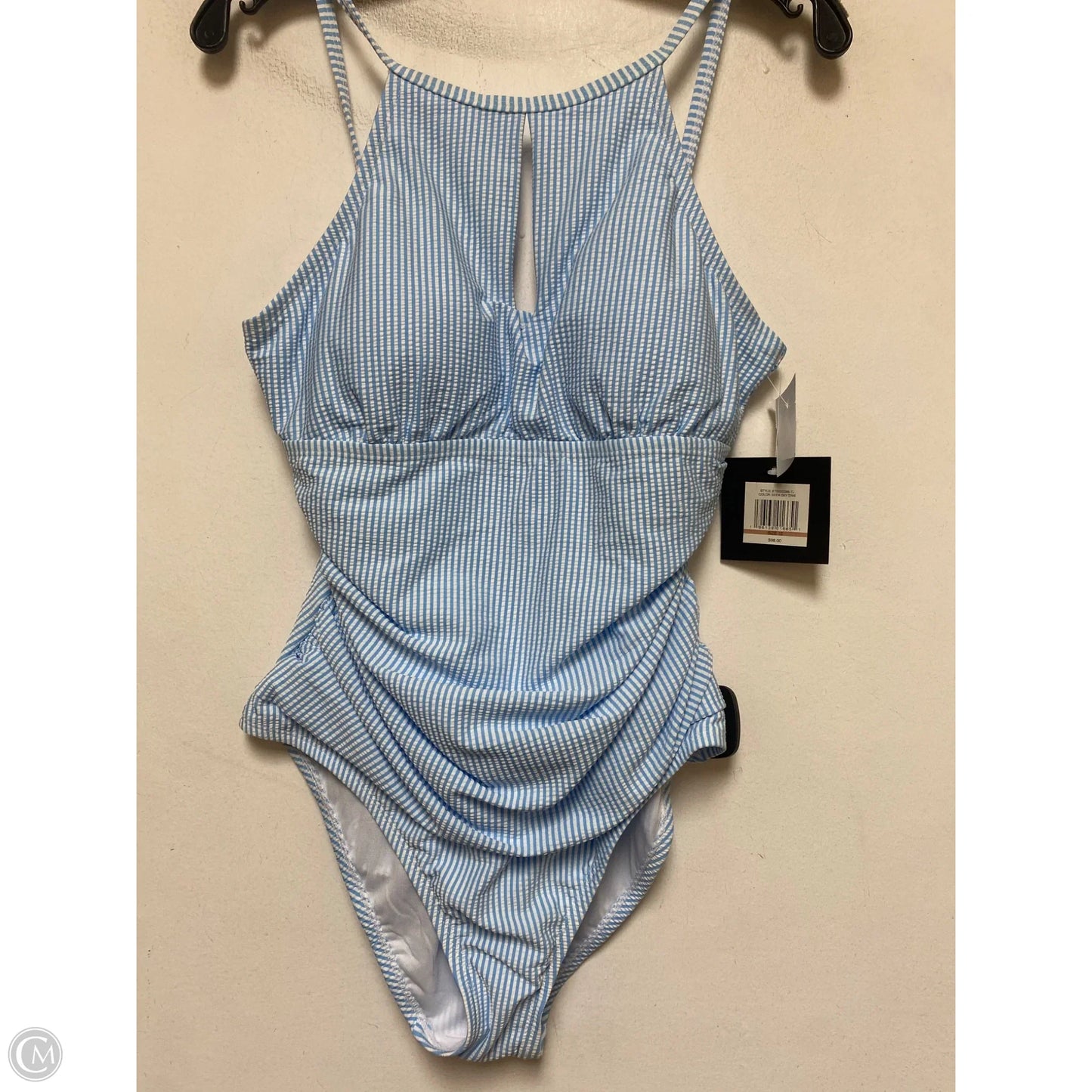 Swimsuit By Ellen Tracy In Striped Pattern, Size: 12