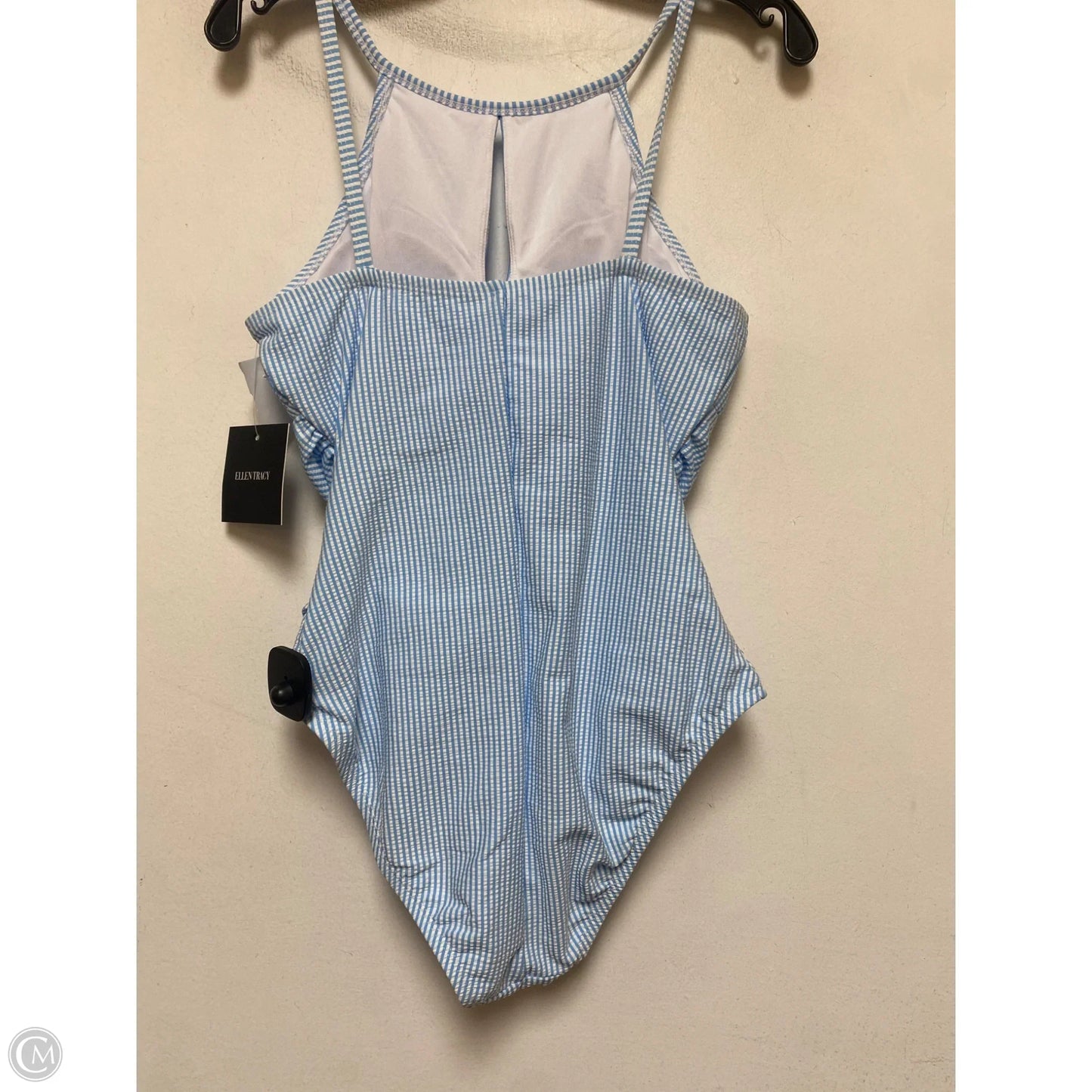 Swimsuit By Ellen Tracy In Striped Pattern, Size: 12