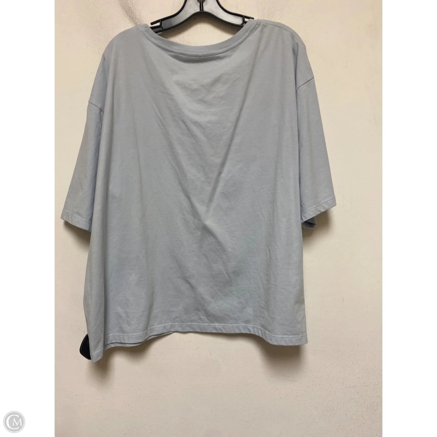 Top Short Sleeve Basic By Disney Store In Blue, Size: 2x