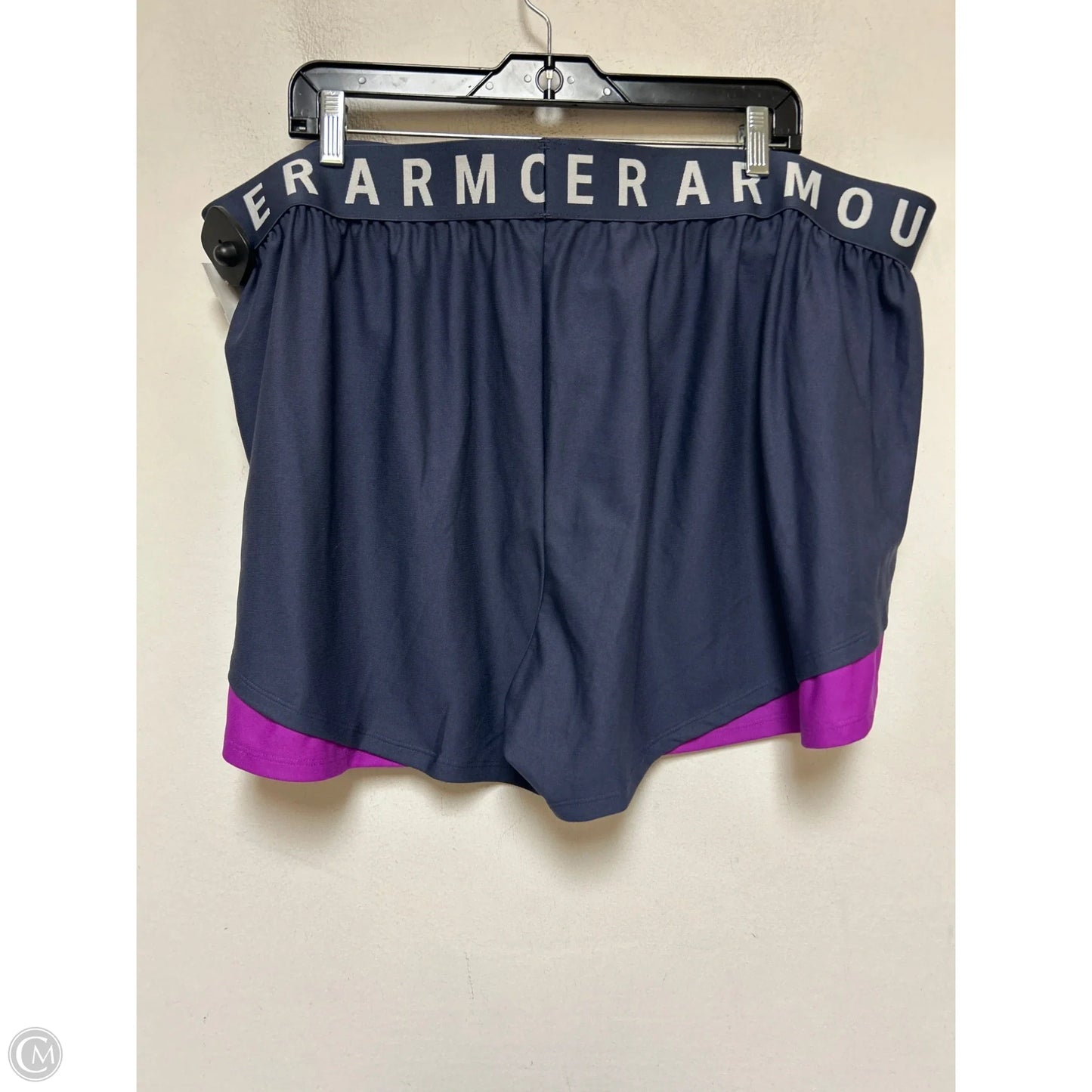 Athletic Shorts By Under Armour In Blue & Purple, Size: 3x