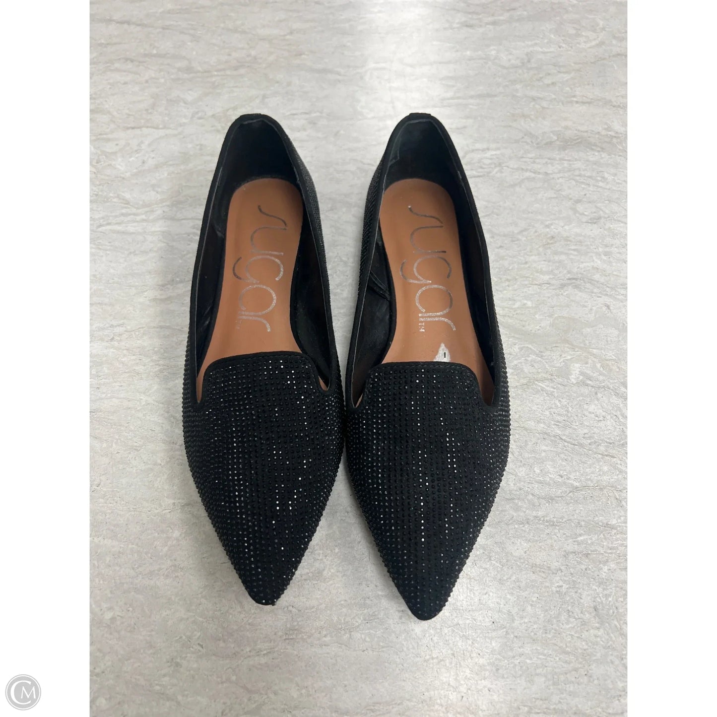 Shoes Flats By Sugar In Black, Size: 7.5